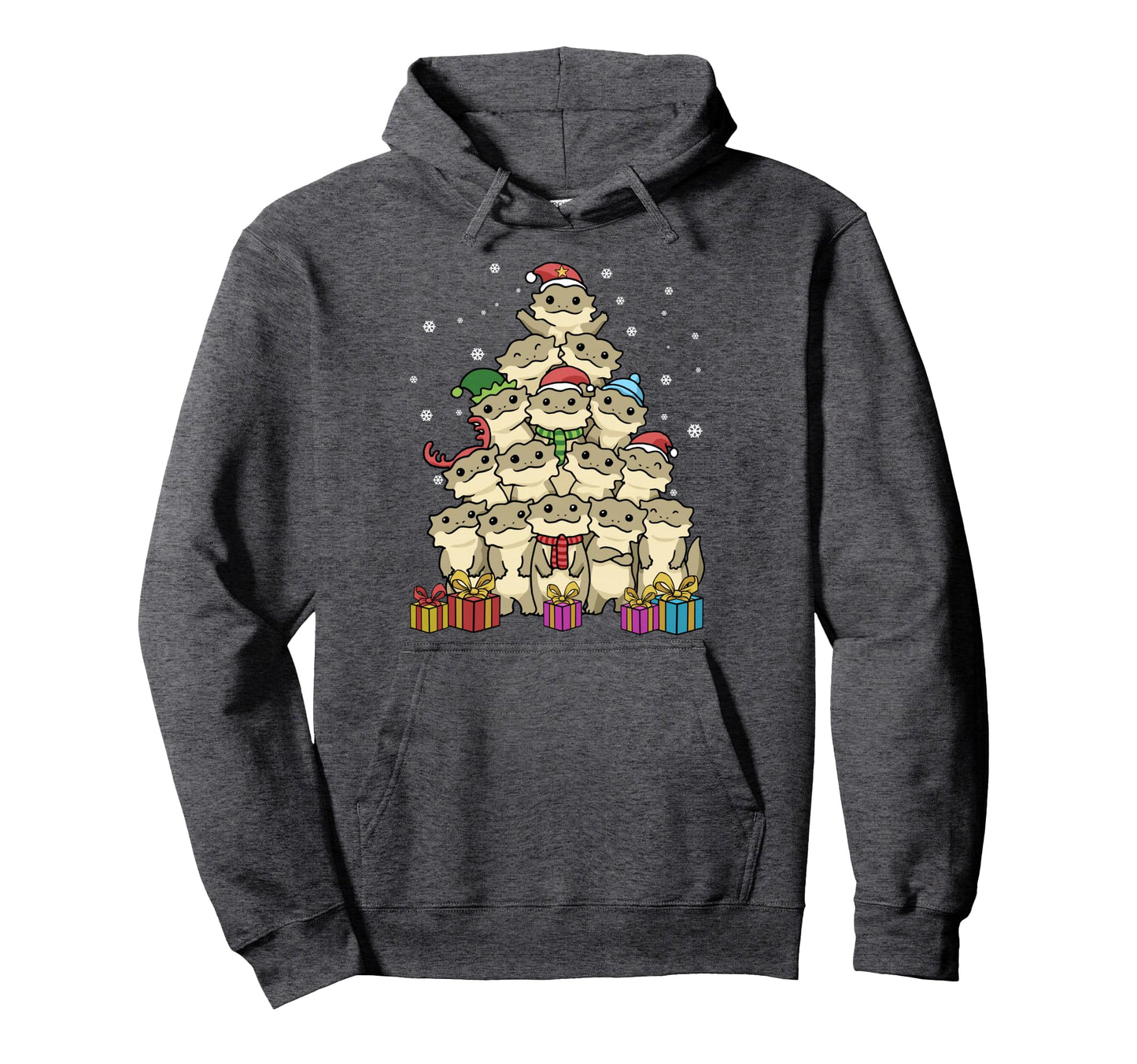 Bearded Dragon Tree Hoodie - Streetwear Style for Adults - T-Shirt, Sweatshirt, Hoodie