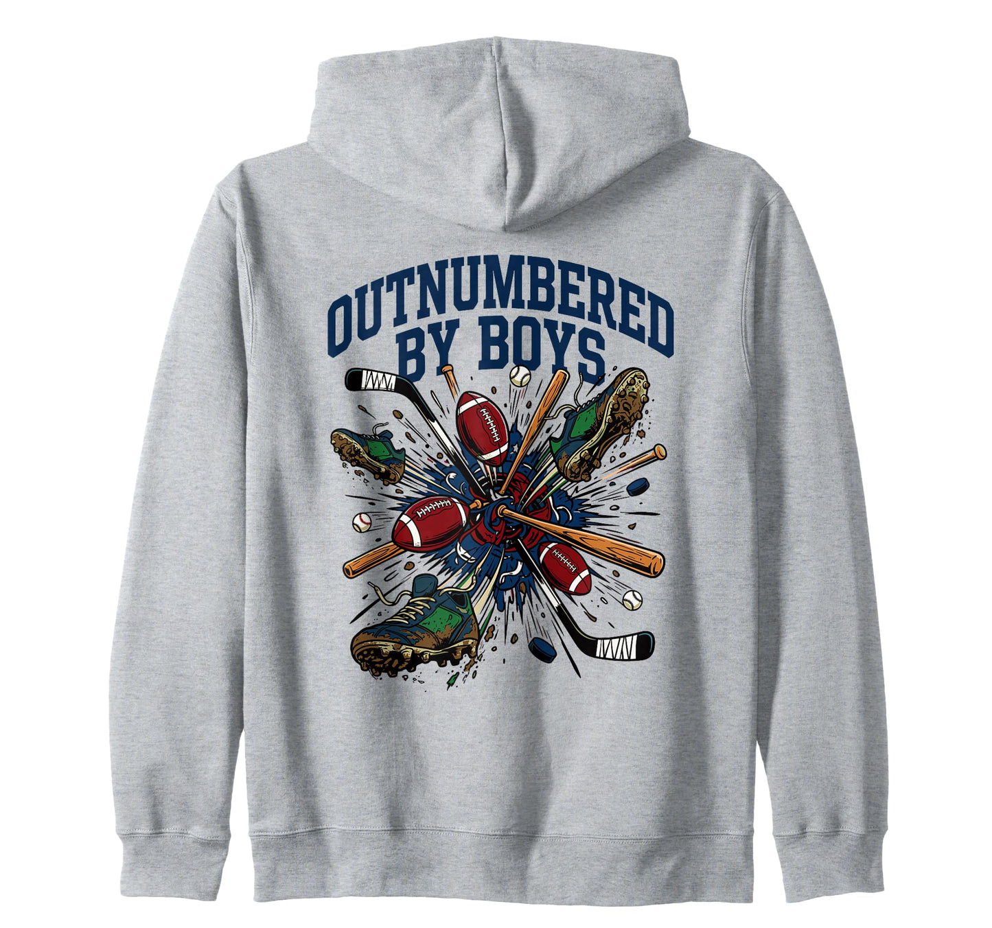 Basketball Football Soccer Sweatshirt - Fun Novelty Design Men Women - T-Shirt, Sweatshirt, Hoodie