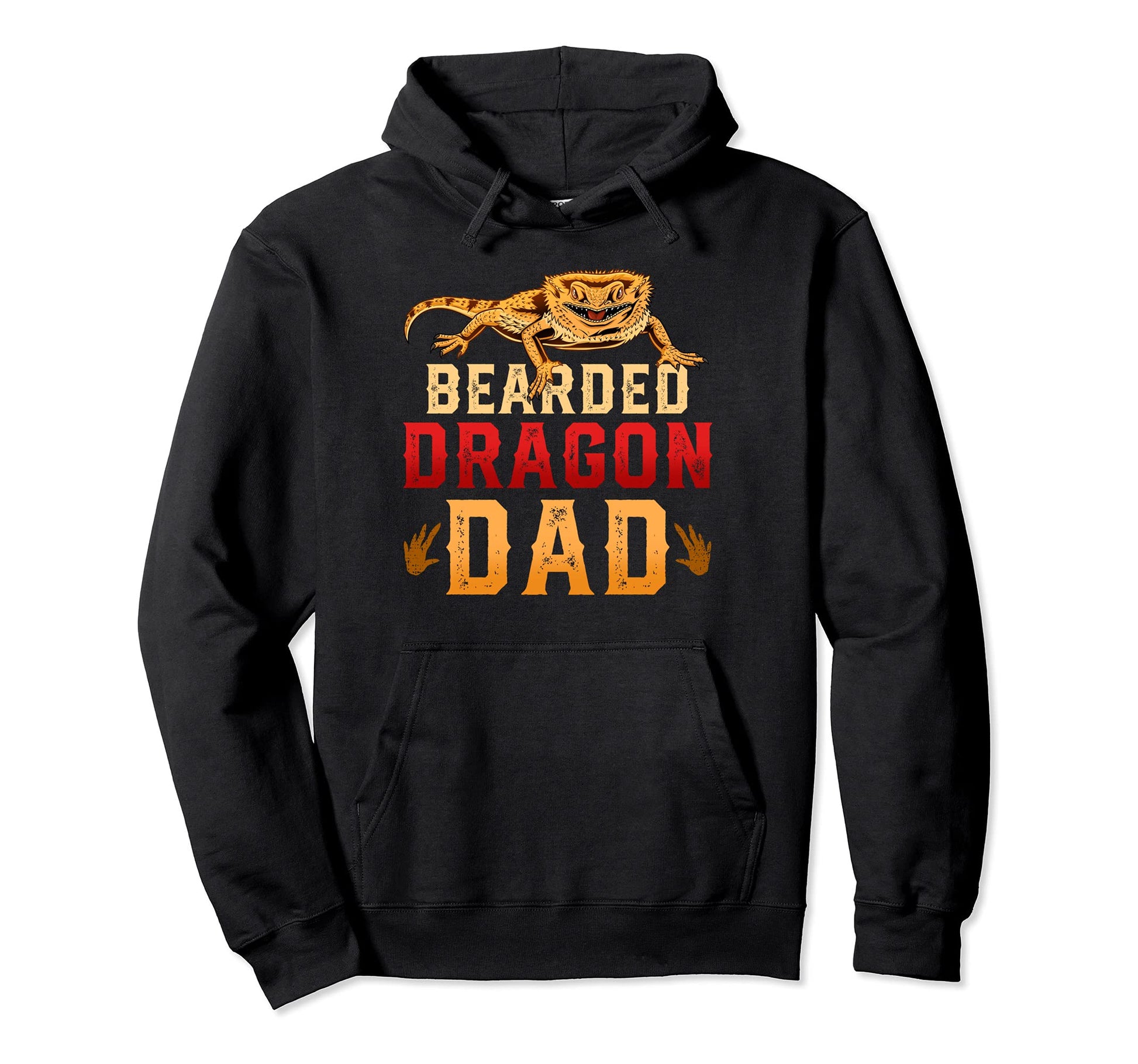 Bearded Dragon Dad Daddy Lizard Hoodie - Fun Novelty Design Unisex - T-Shirt, Sweatshirt, Hoodie