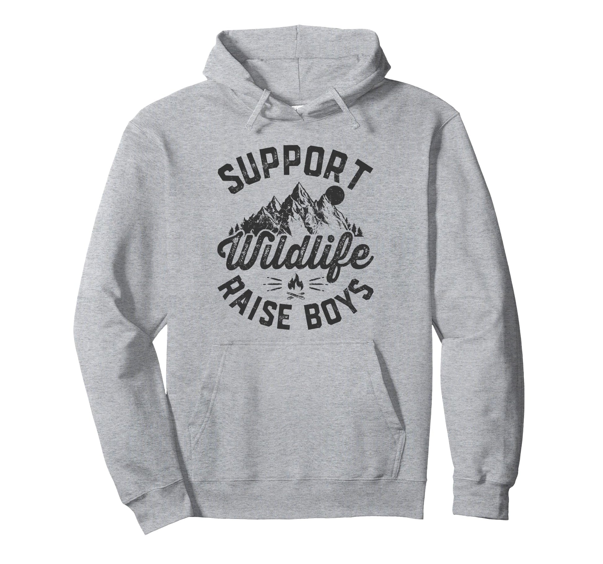 Support Wildlife Raise Funny Camping Hoodie - Trendy Graphic Men Women - T-Shirt, Sweatshirt, Hoodie