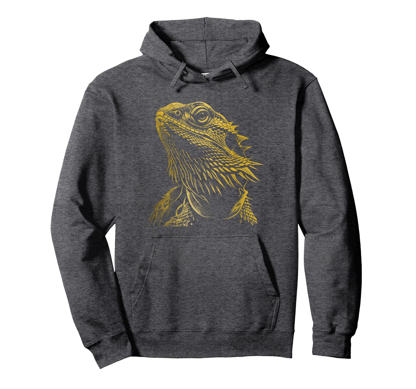 Bearded Dragon Hoodie - Minimalist Print Unisex - T-Shirt, Sweatshirt, Hoodie