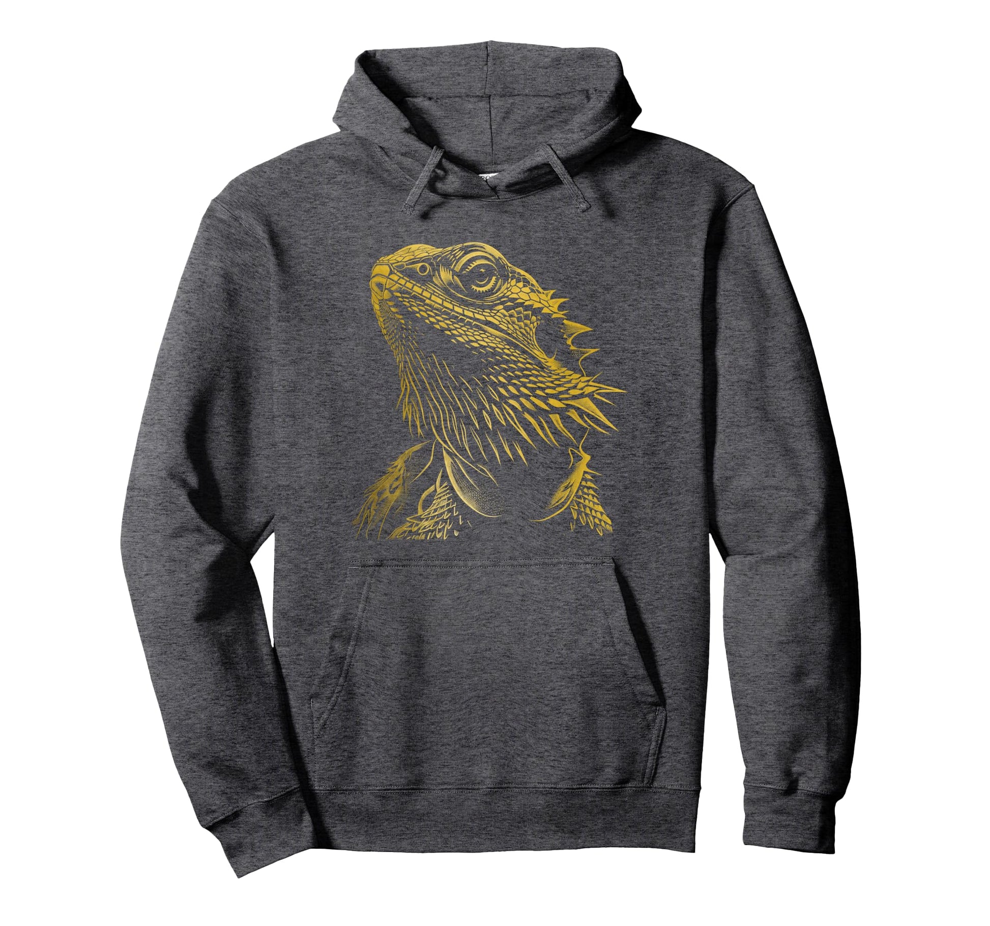 Bearded Dragon Hoodie - Minimalist Print Unisex - T-Shirt, Sweatshirt, Hoodie