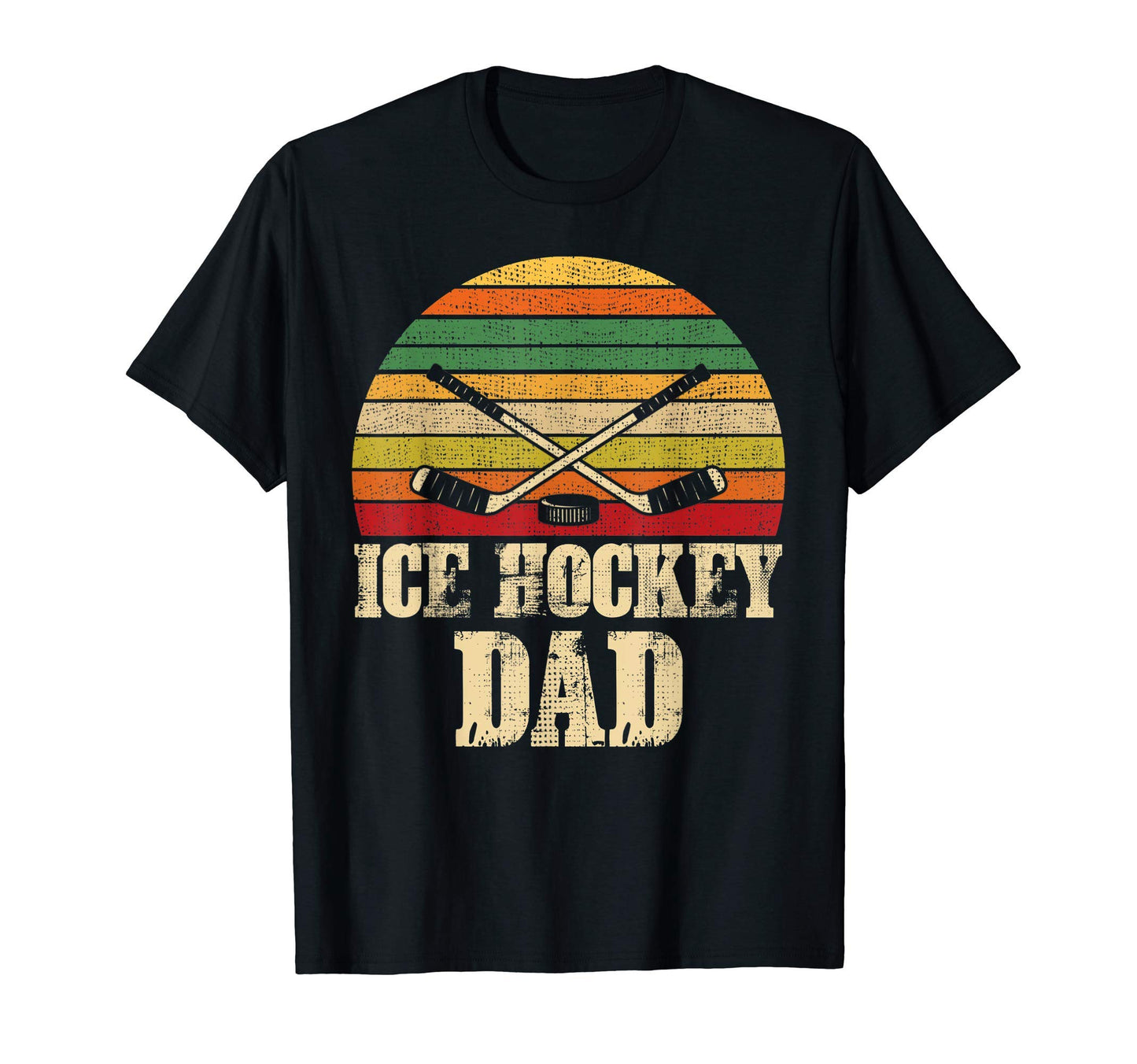 Ice Hockey Dad Fathers Day Present T-Shirt - Trendy Graphic Men Women - T-Shirt, Sweatshirt, Hoodie