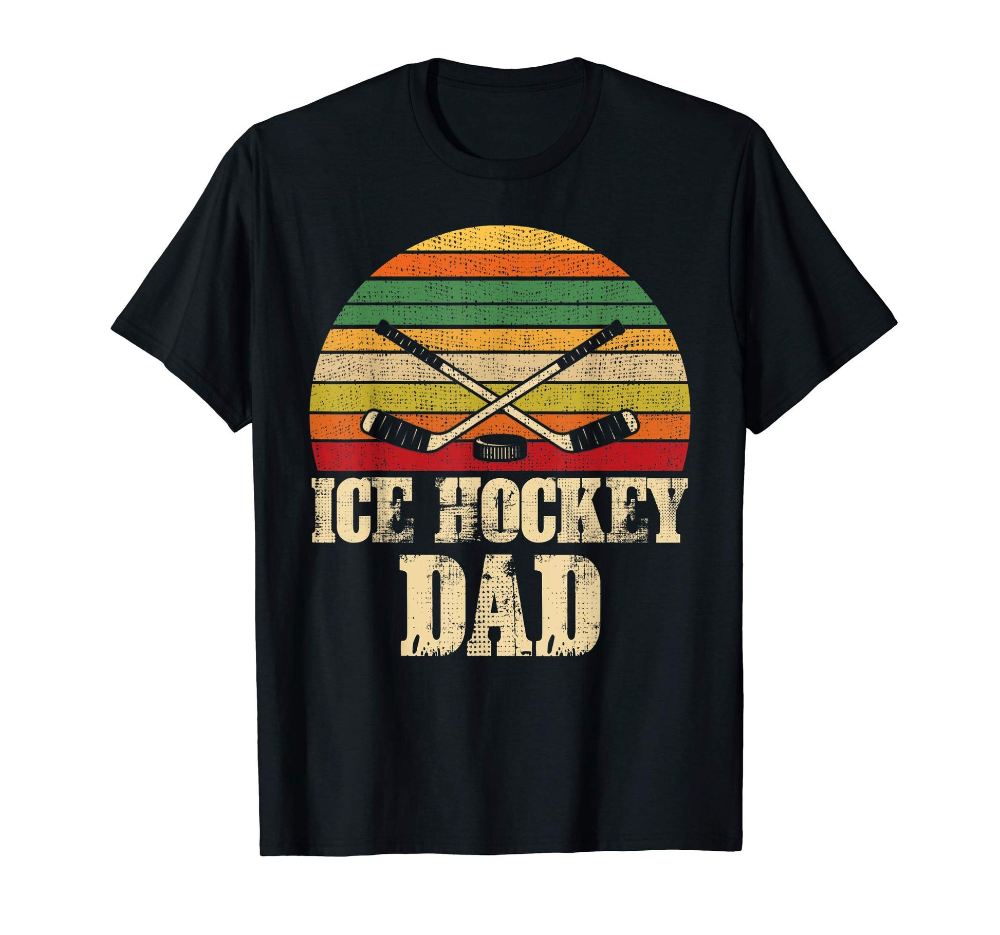 Ice Hockey Dad Fathers Day Present T-Shirt - Trendy Graphic Men Women - T-Shirt, Sweatshirt, Hoodie