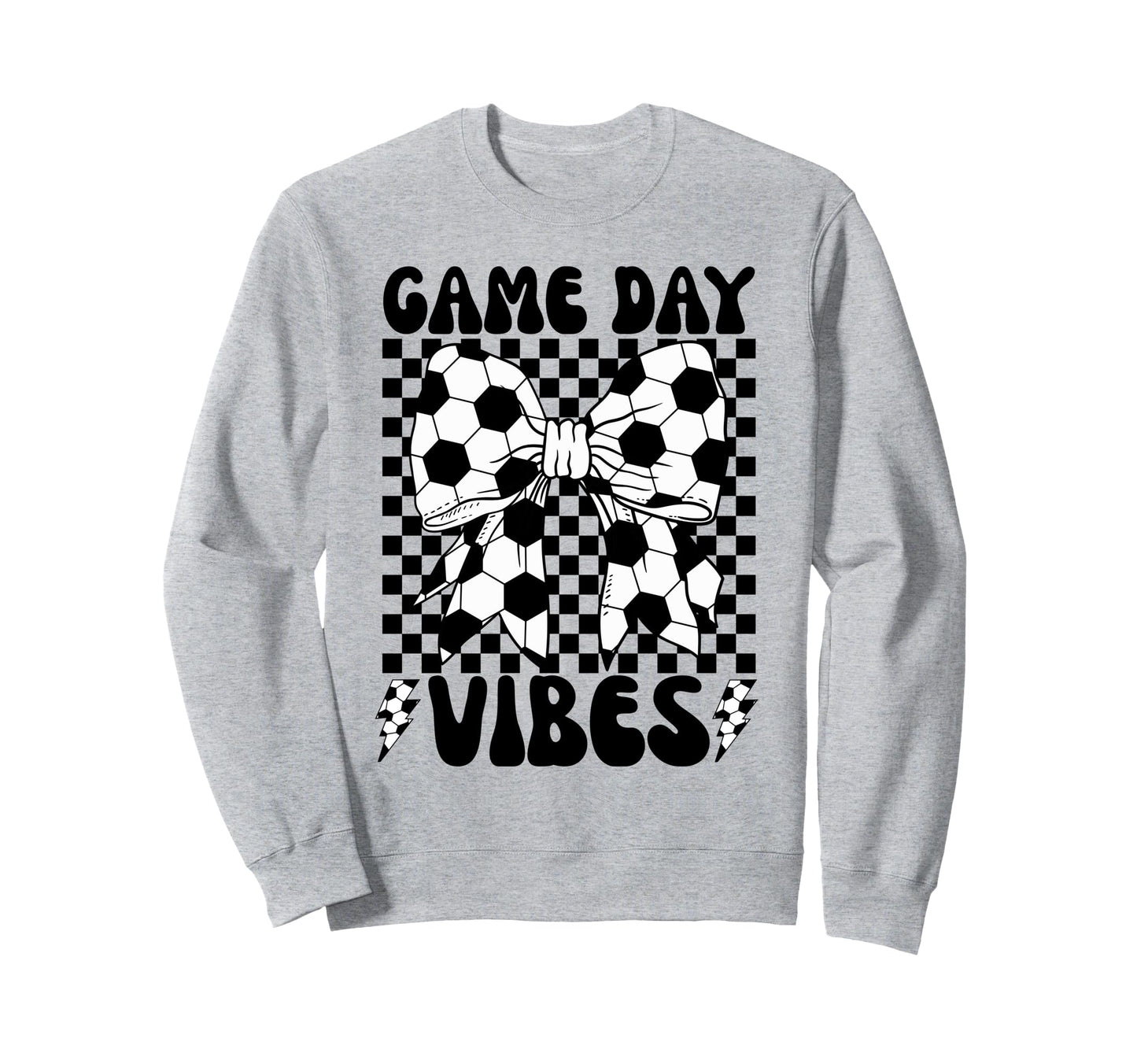Game Day Vibes Coquette Bow Sweatshirt - Fun Novelty Design Men Women - T-Shirt, Sweatshirt, Hoodie