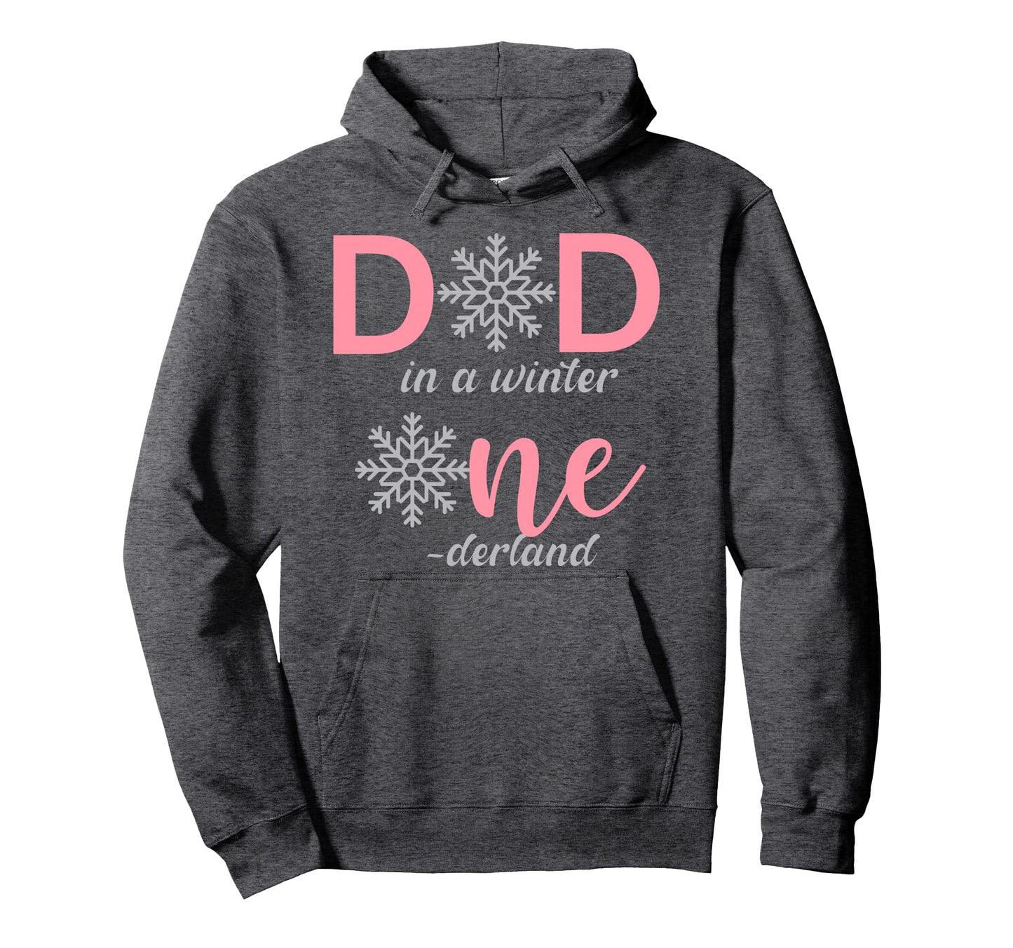Dad Birthday Winter Onederland 1St Birthday Hoodie - Graphic Print Unisex - T-Shirt, Sweatshirt, Hoodie