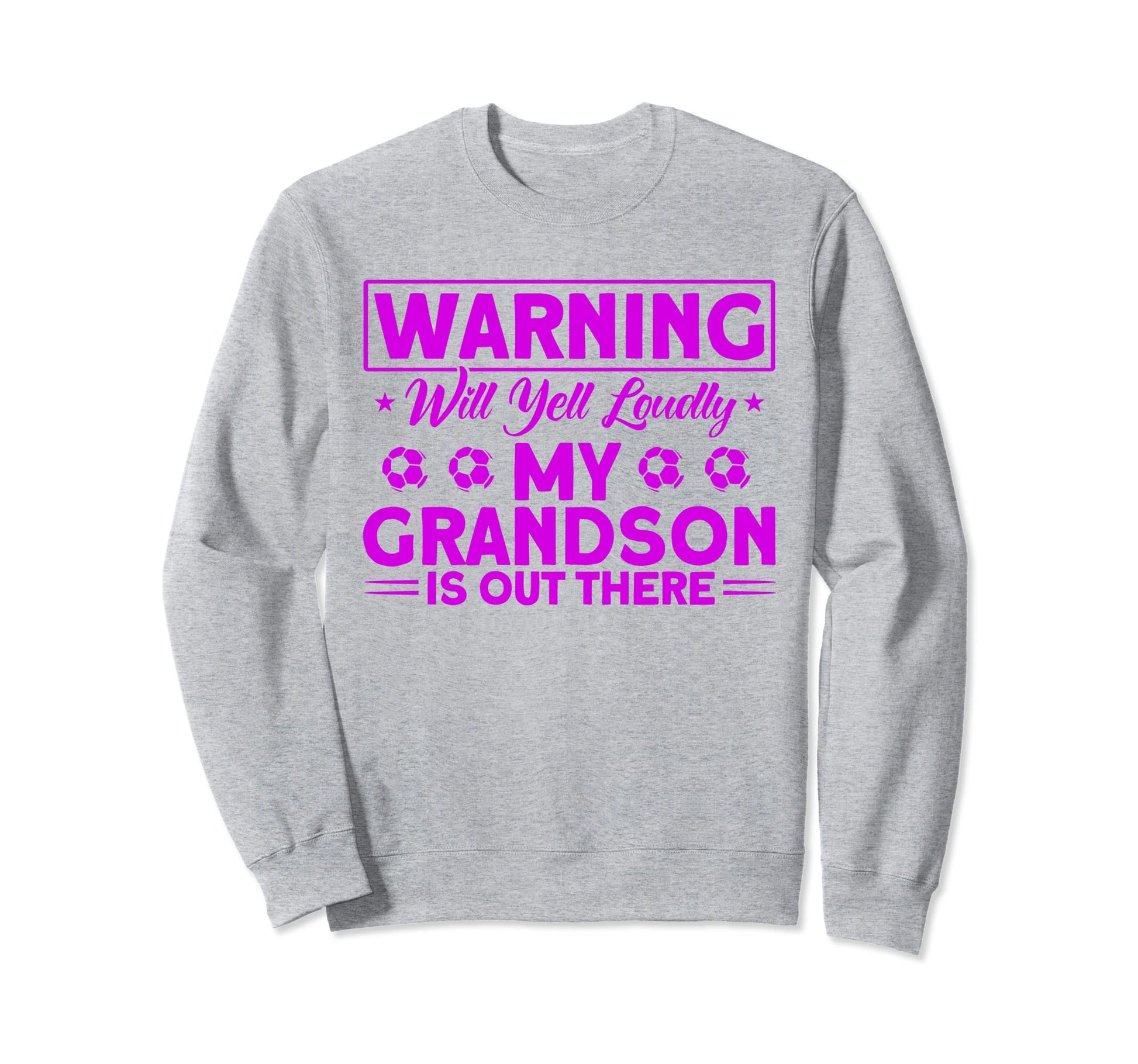 Soccer Grandma Family Matching Sweatshirt - Fun Novelty Design for Adults - T-Shirt, Sweatshirt, Hoodie