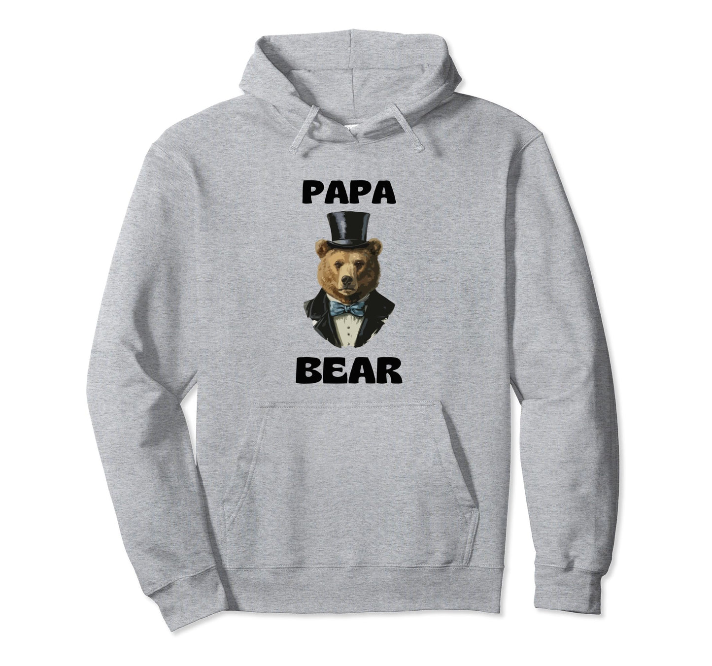 Mens Papa Bear Papa Bear Lover Fathers Hoodie - Aesthetic Graphic Unisex - T-Shirt, Sweatshirt, Hoodie