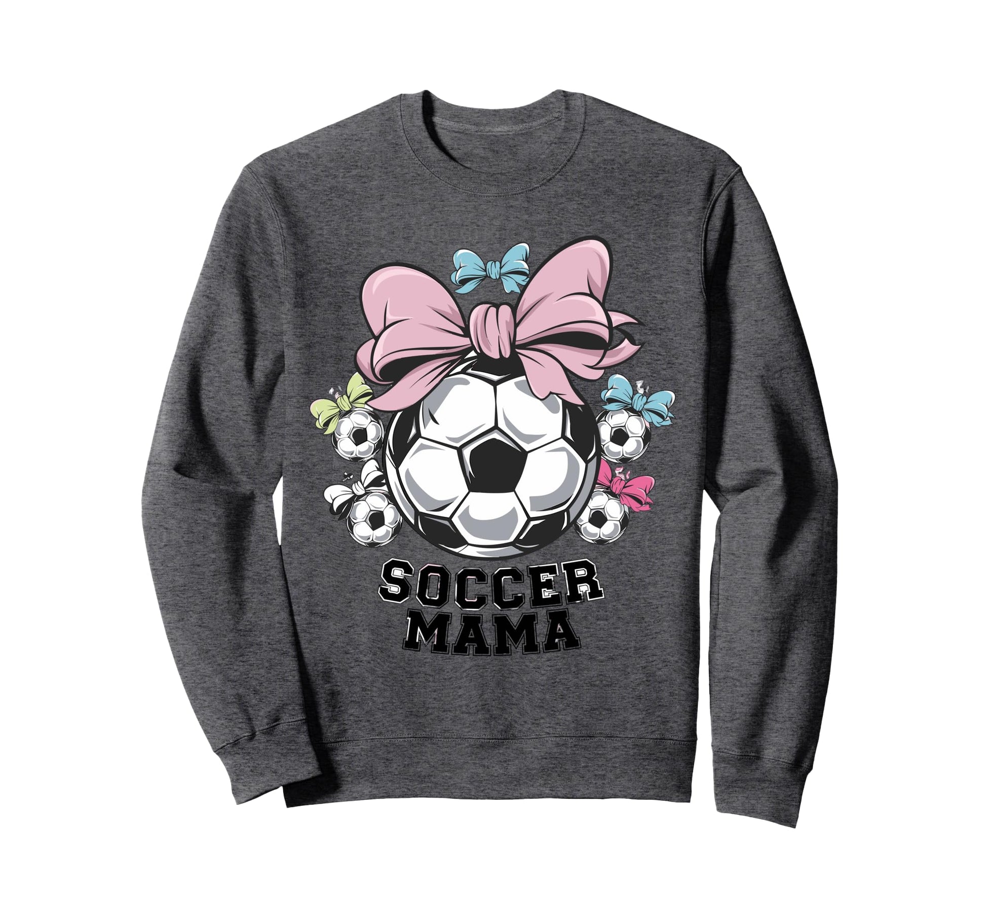 Soccer Mom Proud Supporter Team Sweatshirt - Casual Everyday Wear Men Women - T-Shirt, Sweatshirt, Hoodie