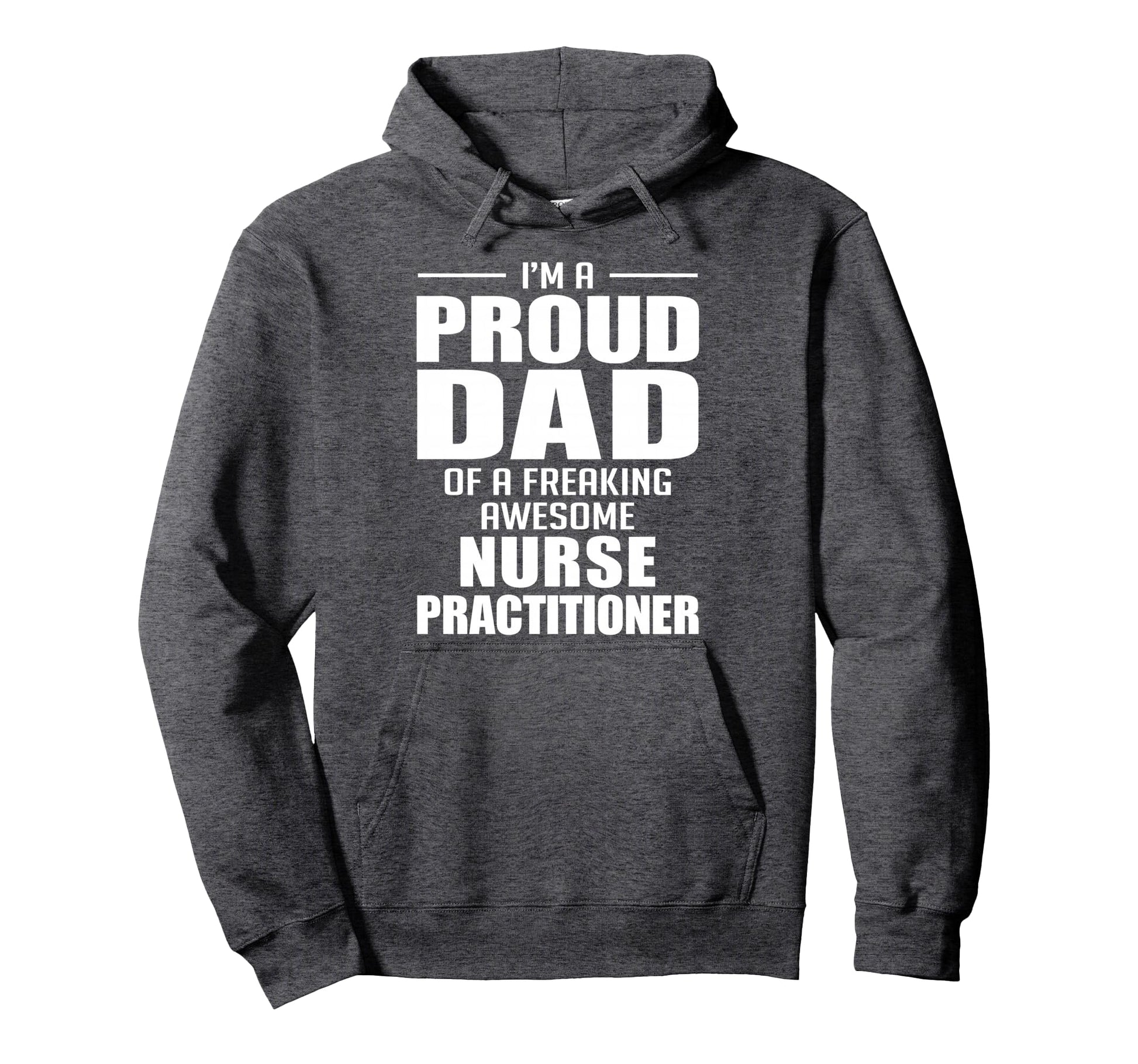 Proud Dad Freaking Awesome Nurse Hoodie - Custom Art Print Unisex - T-Shirt, Sweatshirt, Hoodie