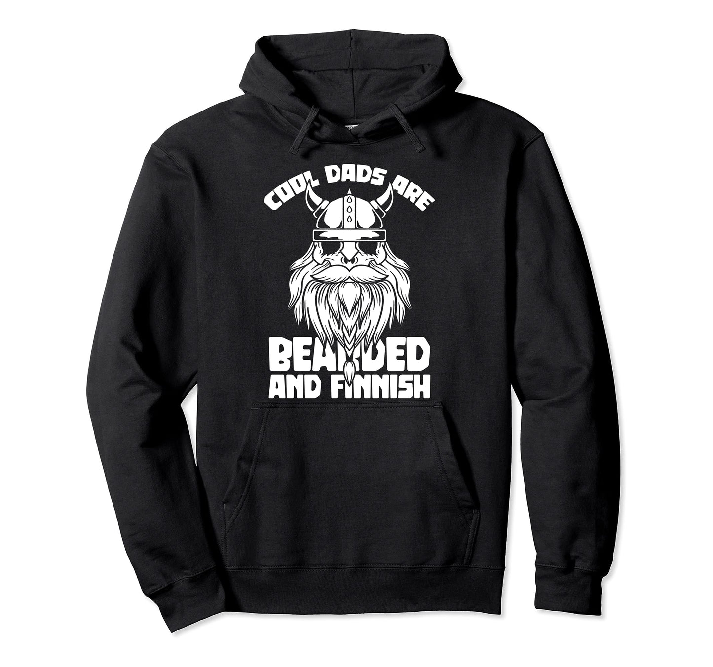 Finn Finnish Bearded Viking Dad Hoodie - Casual Everyday Wear Men Women - T-Shirt, Sweatshirt, Hoodie