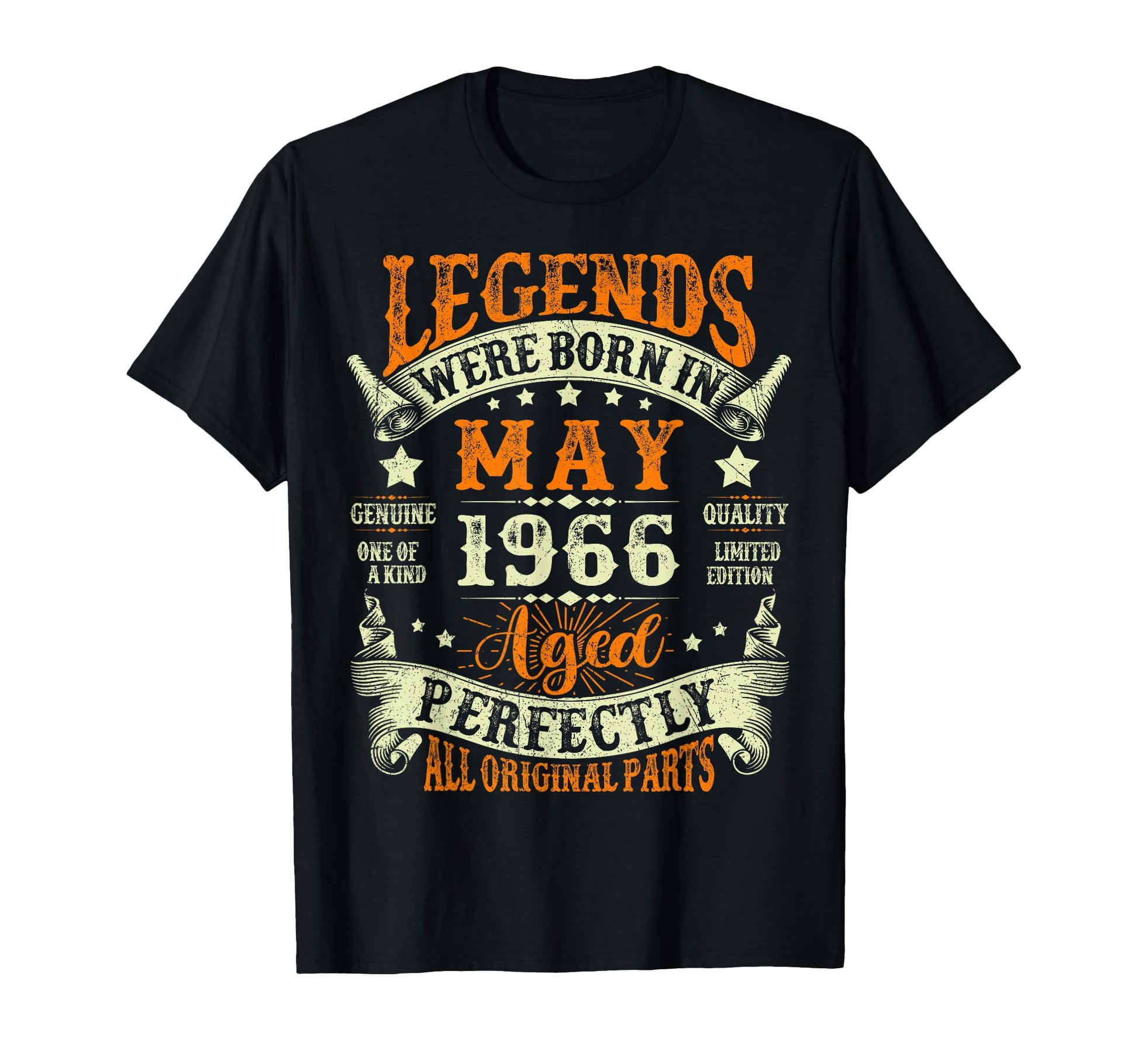 Legends Were Born May 1966 60Th Birthday T-Shirt - Minimalist Print Unisex - T-Shirt, Sweatshirt, Hoodie