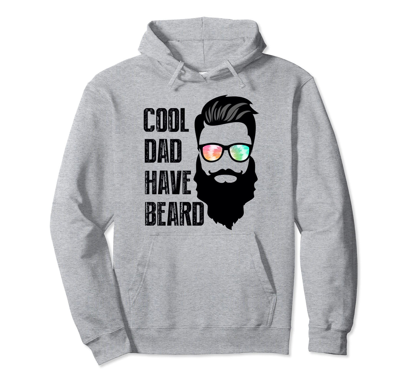 Cooler Vater Haben Bart Funny Bearded Dad Hoodie - Trendy Graphic Unisex - T-Shirt, Sweatshirt, Hoodie