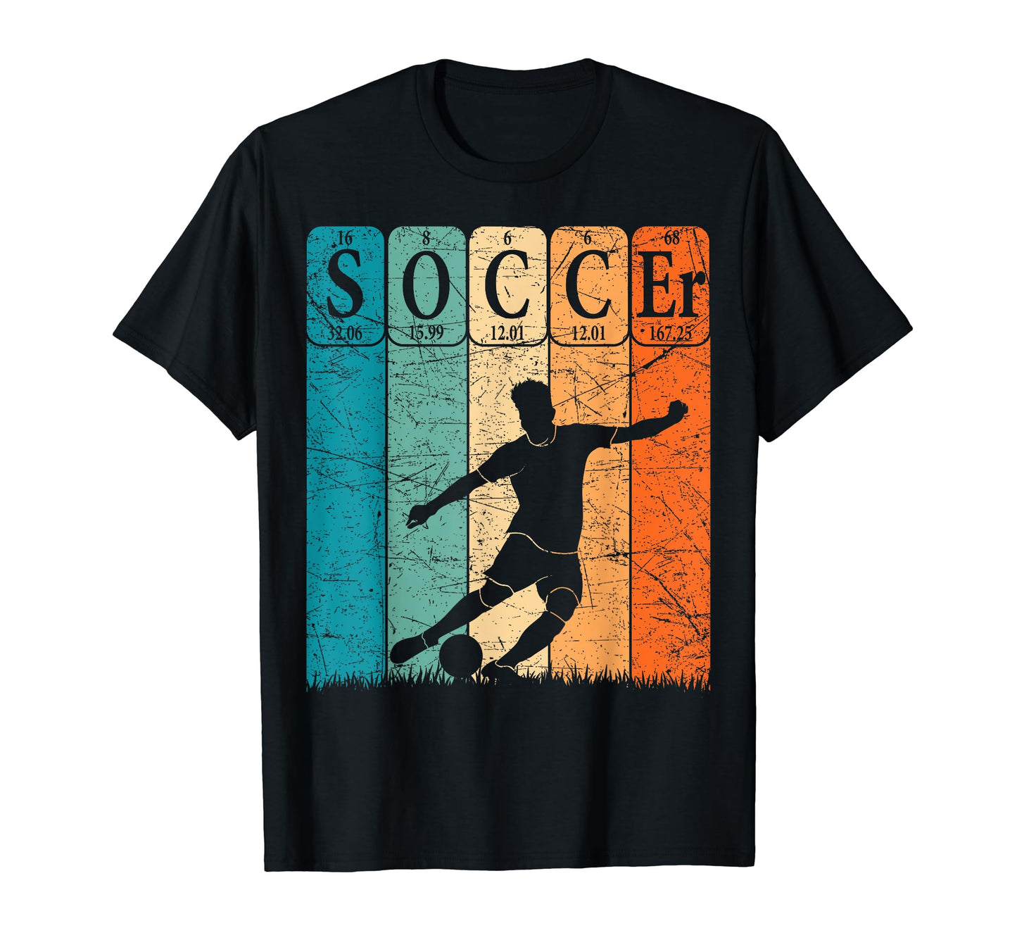 Soccer Periodic Table Elements Soccer T-Shirt - Novelty Apparel Men Women - T-Shirt, Sweatshirt, Hoodie