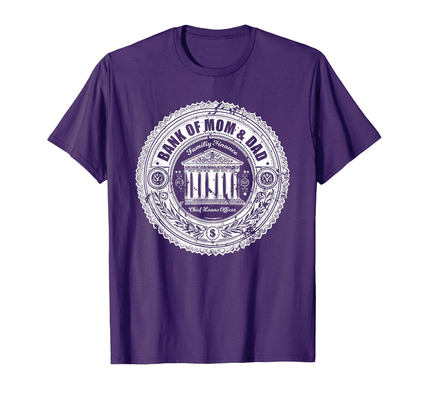 Bank Mom Dad S Funny Bank Stamp S T-Shirt - Streetwear Style Men Women - T-Shirt, Sweatshirt, Hoodie