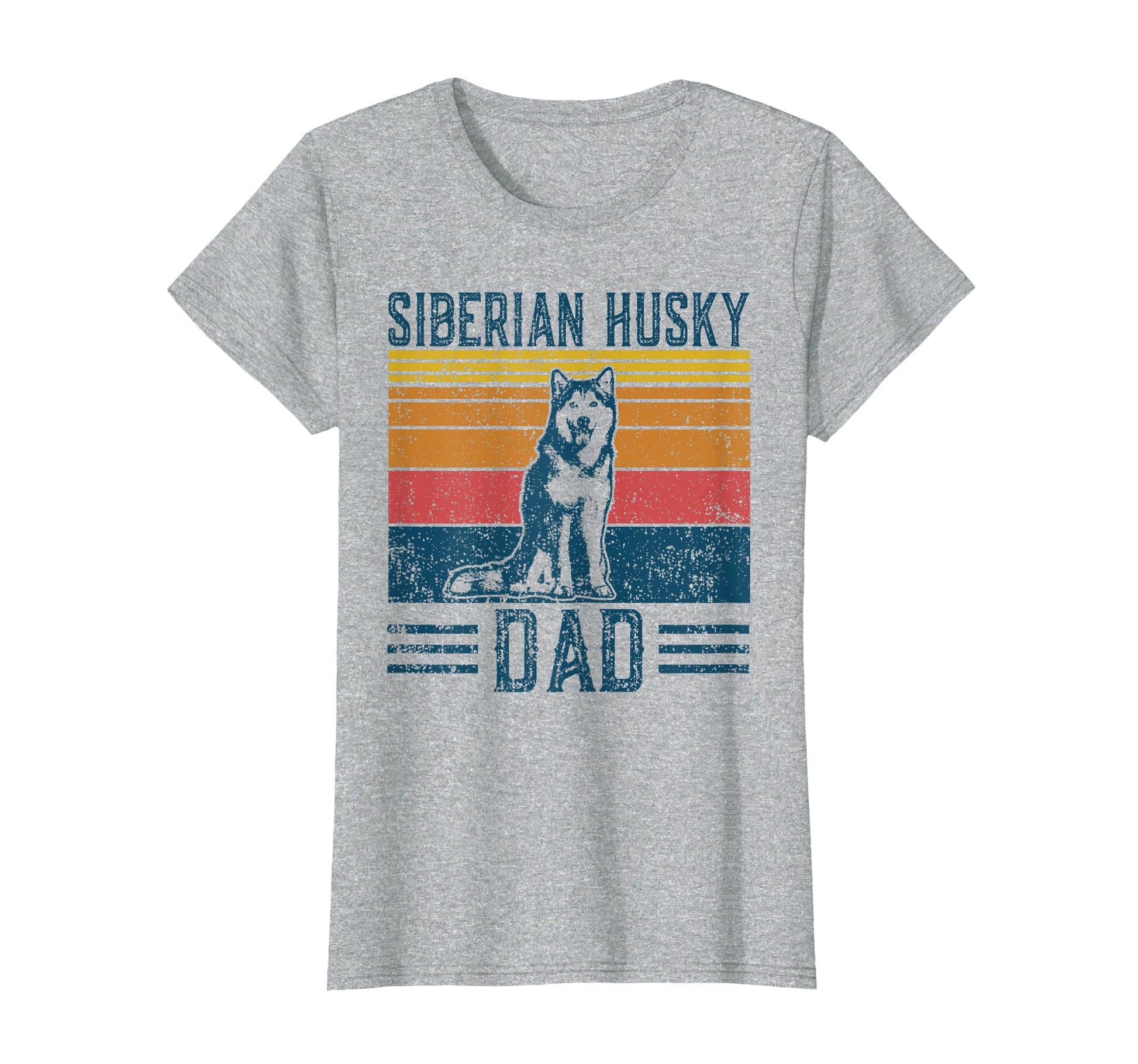 Dog Husky Dad Siberian Husky Dad T-Shirt - Aesthetic Graphic Unisex - T-Shirt, Sweatshirt, Hoodie