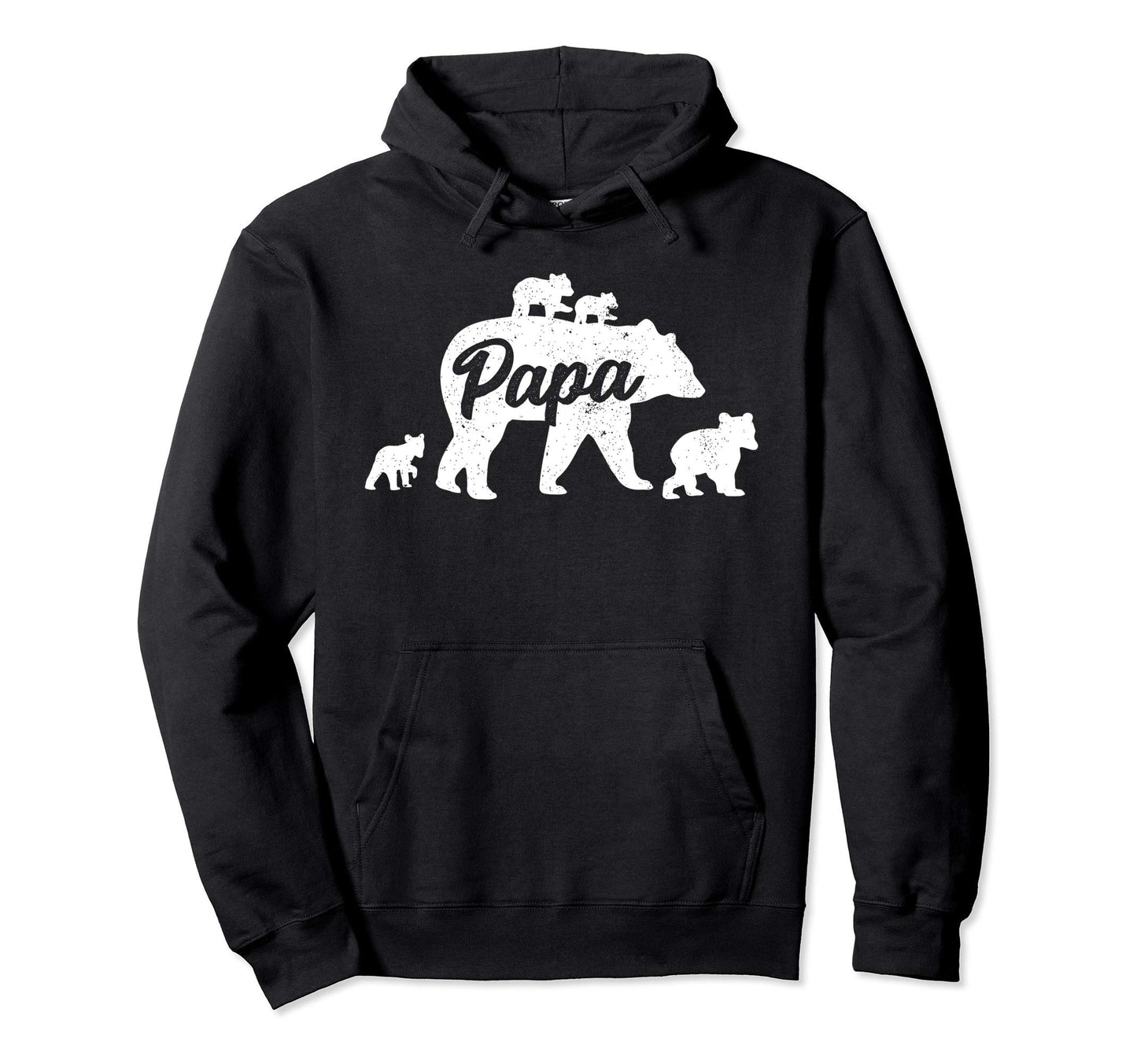 Papa Father Bear 4 Cub Mothers Day Hoodie - Streetwear Style Men Women - T-Shirt, Sweatshirt, Hoodie