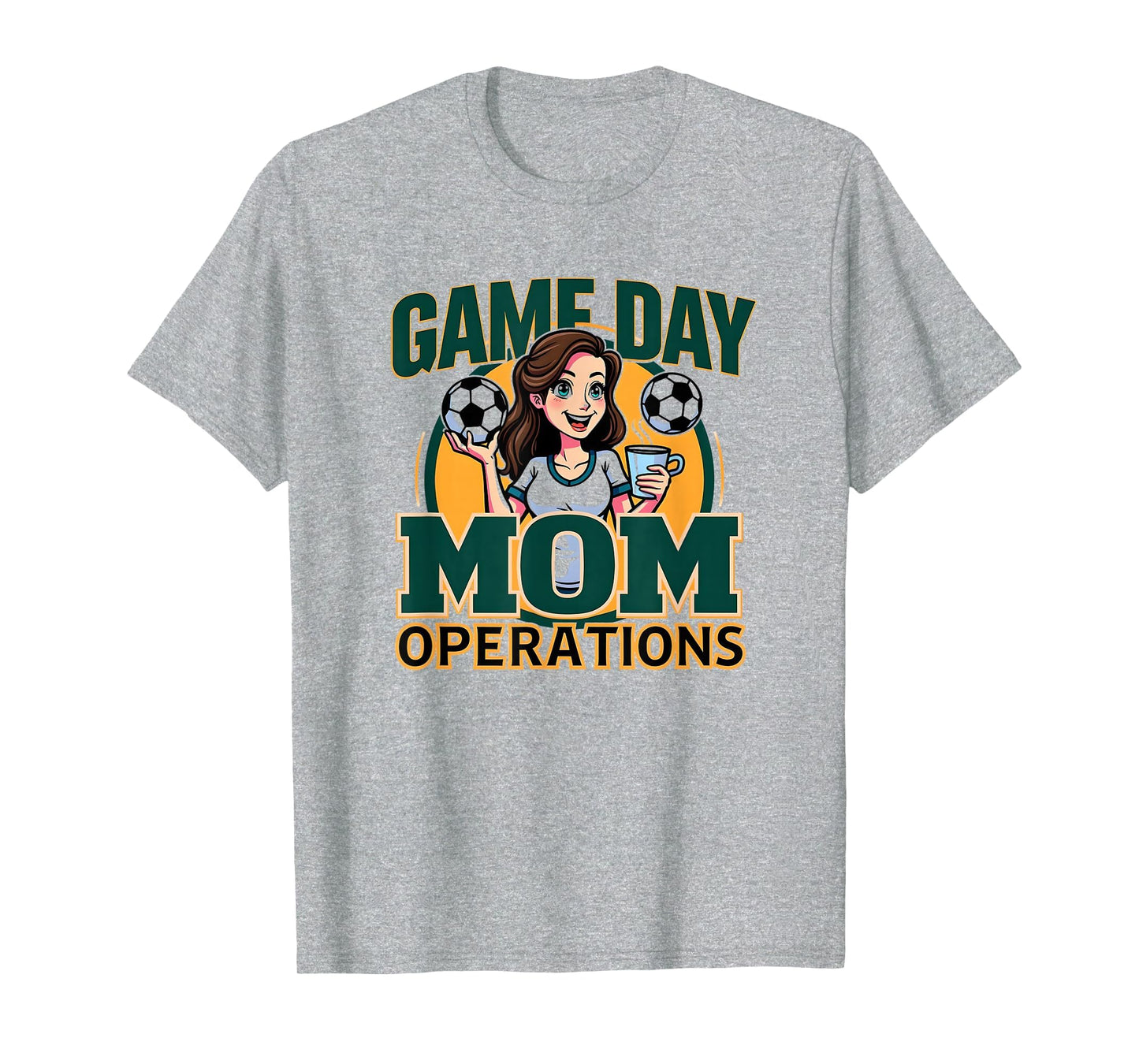 Game Day Mom Operations Soccer Parent T-Shirt - Aesthetic Graphic Unisex - T-Shirt, Sweatshirt, Hoodie