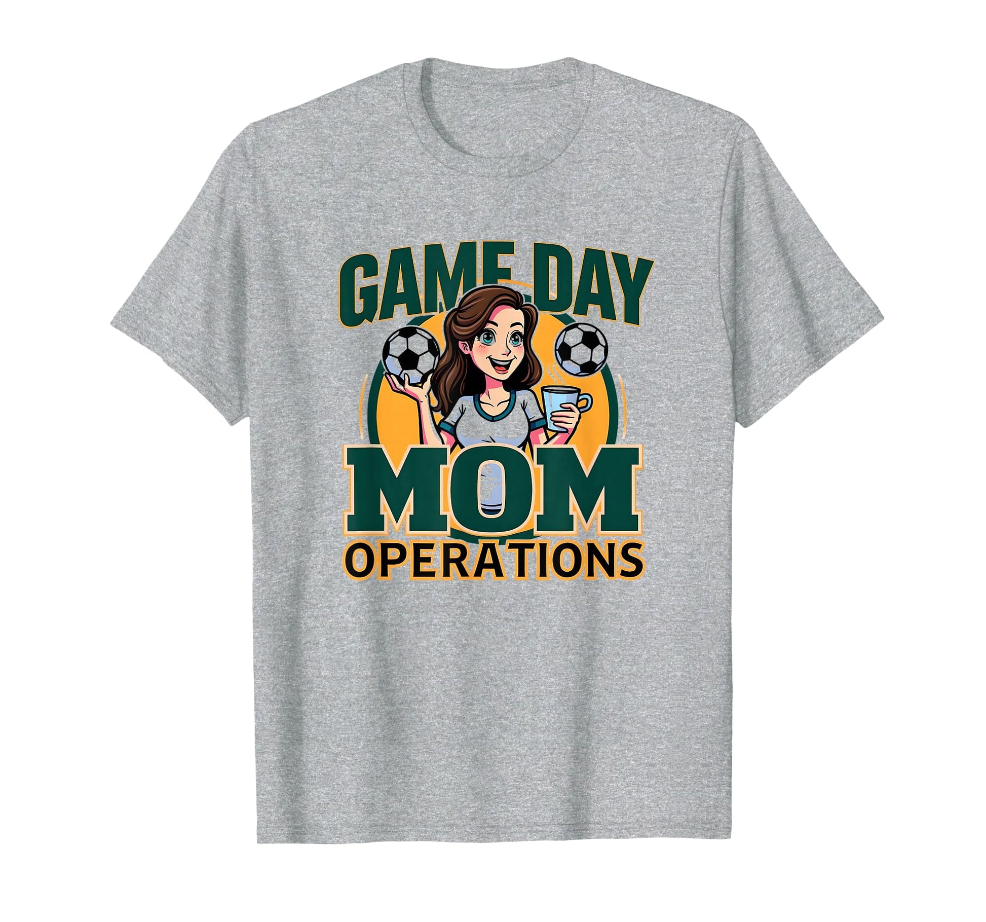 Game Day Mom Operations Soccer Parent T-Shirt - Aesthetic Graphic Unisex - T-Shirt, Sweatshirt, Hoodie