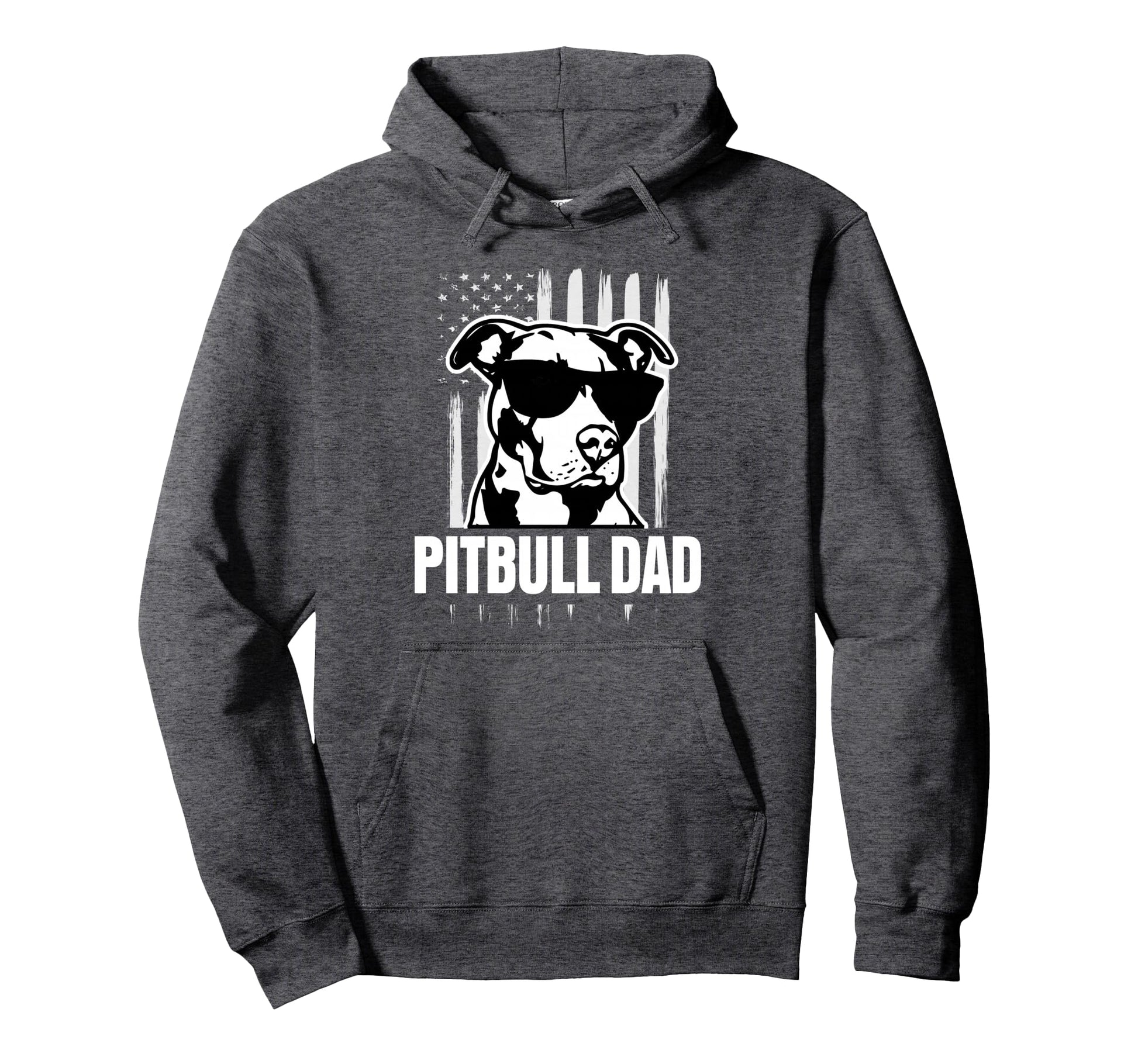 Pitbull Dad Pitbull Lover Gift Dog Dad Hoodie - Minimalist Print Men Women - T-Shirt, Sweatshirt, Hoodie