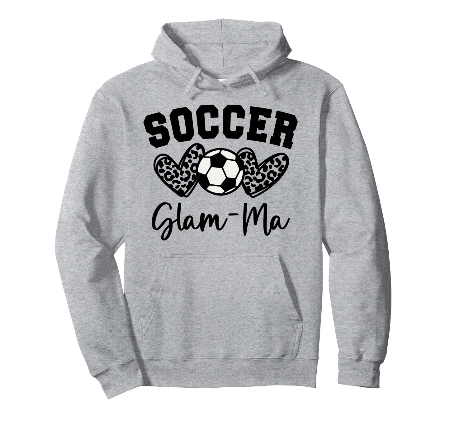 Soccer Glam Ma Matching Family Soccer Hoodie - Graphic Print Men Women - T-Shirt, Sweatshirt, Hoodie