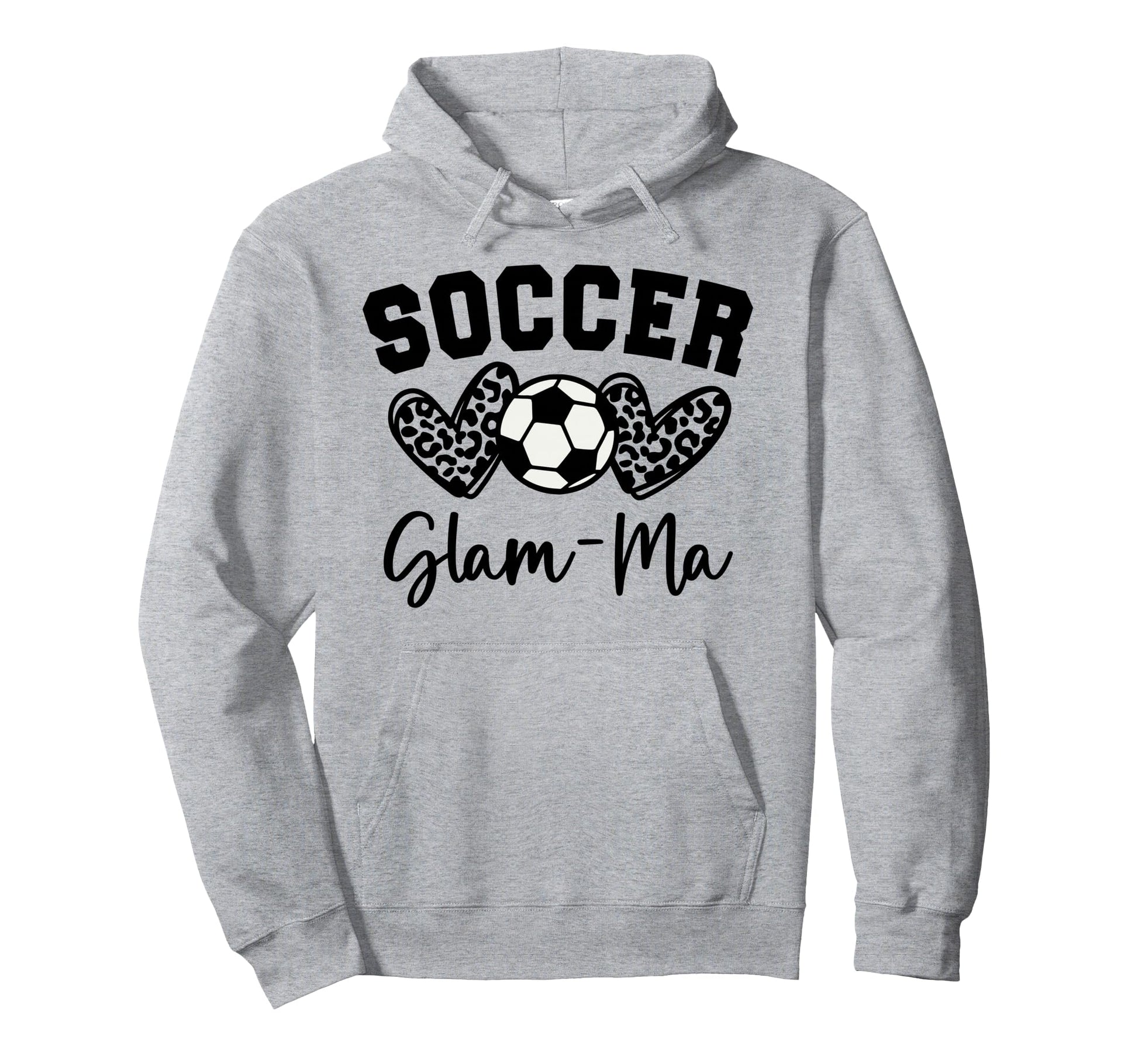 Soccer Glam Ma Matching Family Soccer Hoodie - Graphic Print Men Women - T-Shirt, Sweatshirt, Hoodie