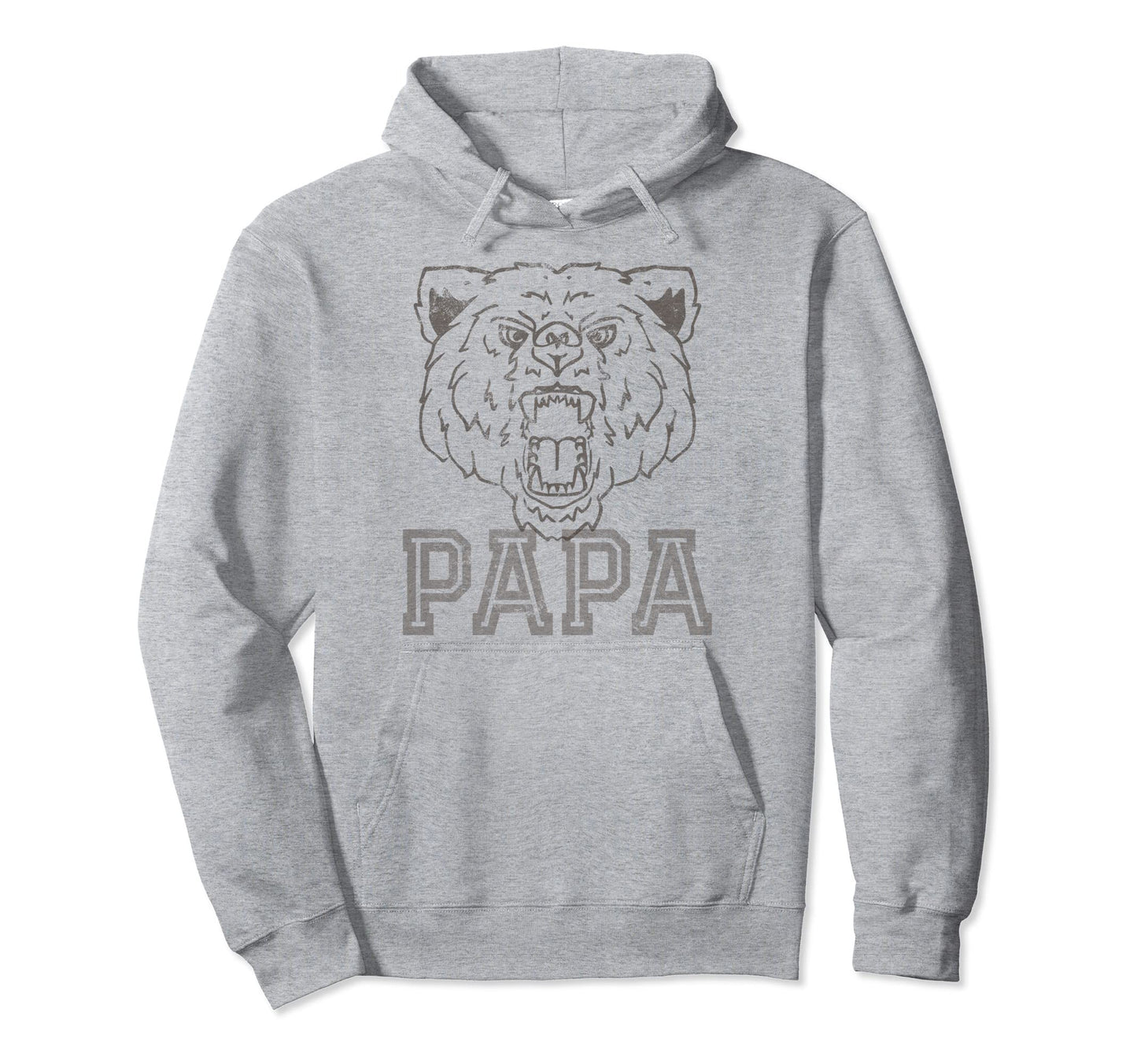 Dad Yellow Papa Bear Short Sleeve Funny Hoodie - Streetwear Style Men Women - T-Shirt, Sweatshirt, Hoodie