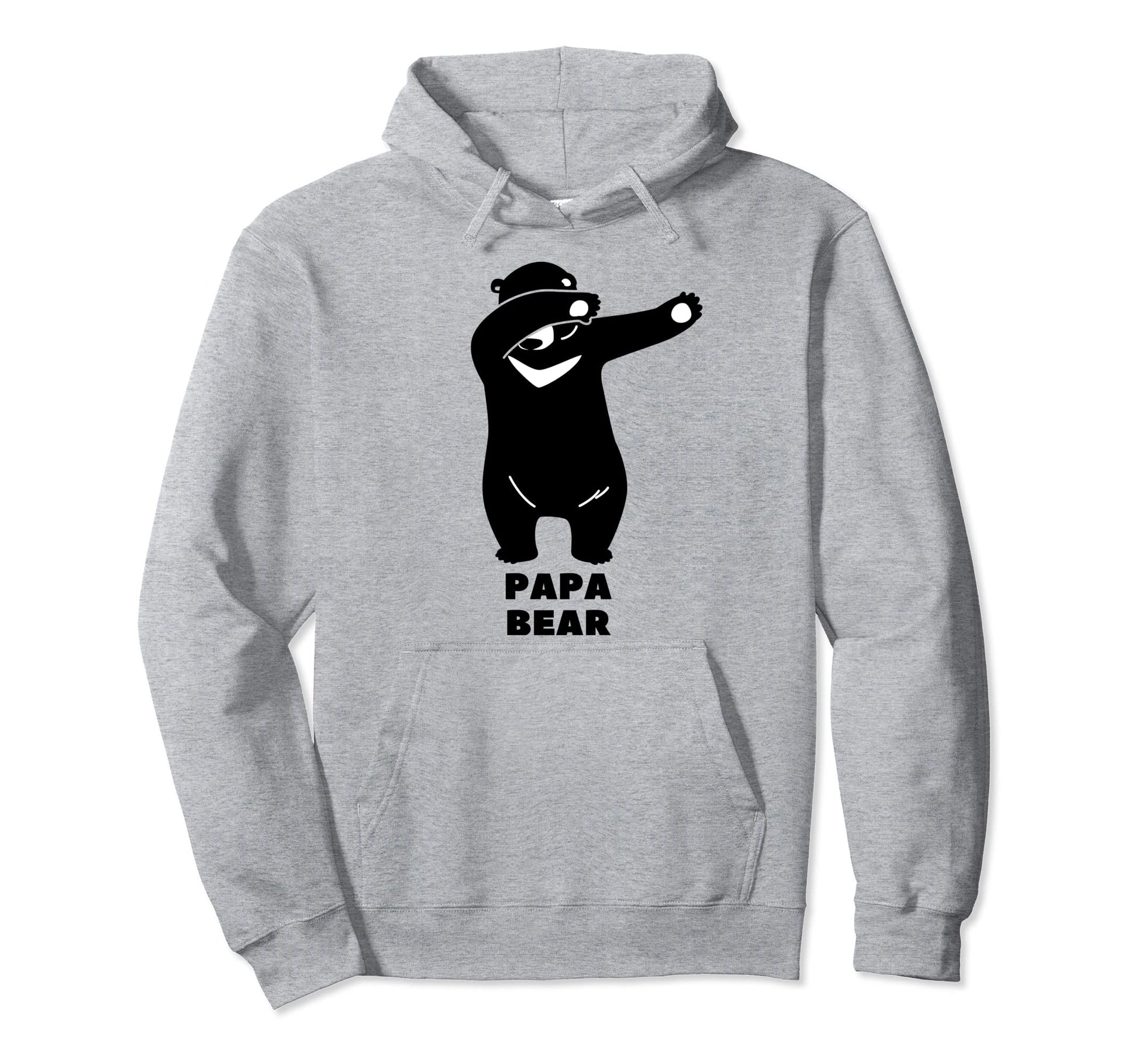 Papa Bear Dabbing Father And Dads Hoodie - Casual Everyday Wear Men Women - T-Shirt, Sweatshirt, Hoodie