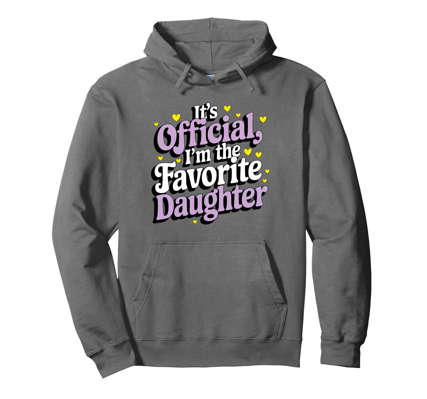 Favorite Daughter To Her Dad And Mom Hoodie - Novelty Apparel Men Women - T-Shirt, Sweatshirt, Hoodie