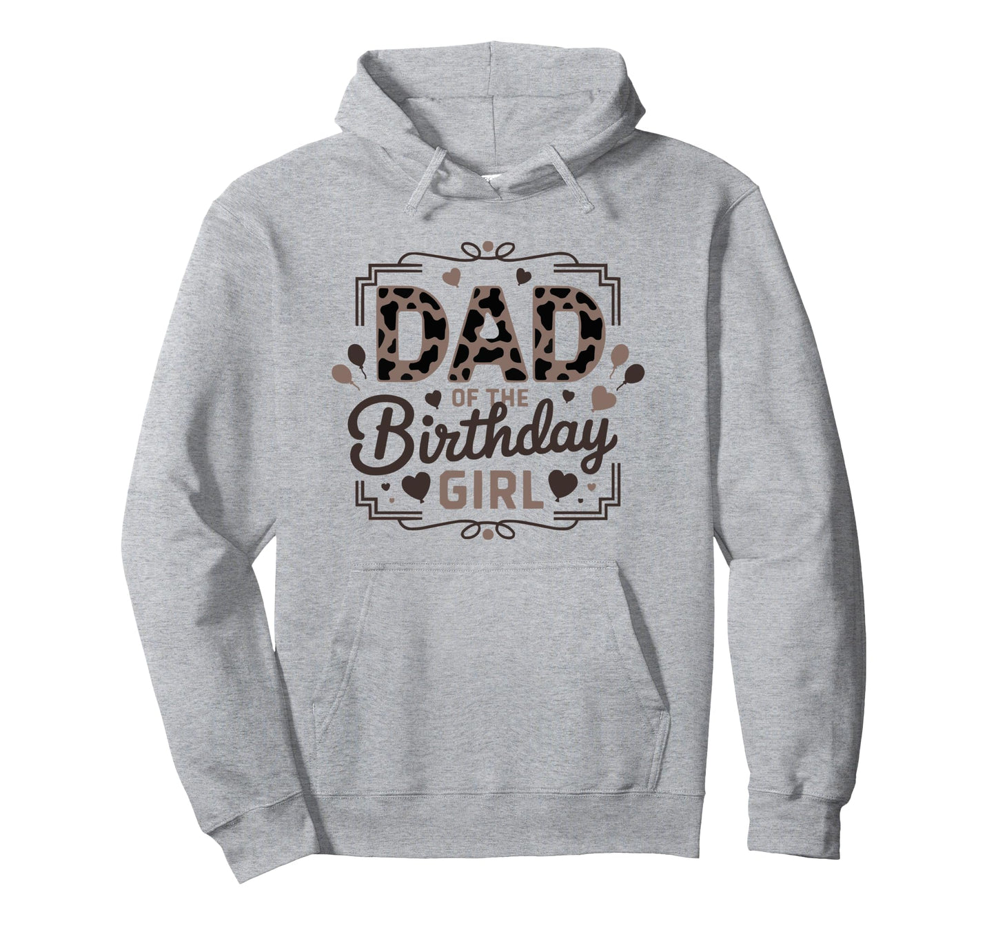 Dad Birthday Cow Themed Party Father Hoodie - Casual Everyday Wear Unisex - T-Shirt, Sweatshirt, Hoodie