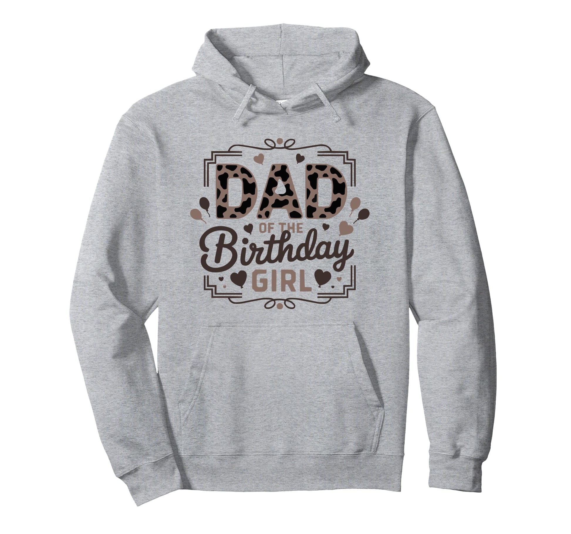 Dad Birthday Cow Themed Party Father Hoodie - Casual Everyday Wear Unisex - T-Shirt, Sweatshirt, Hoodie