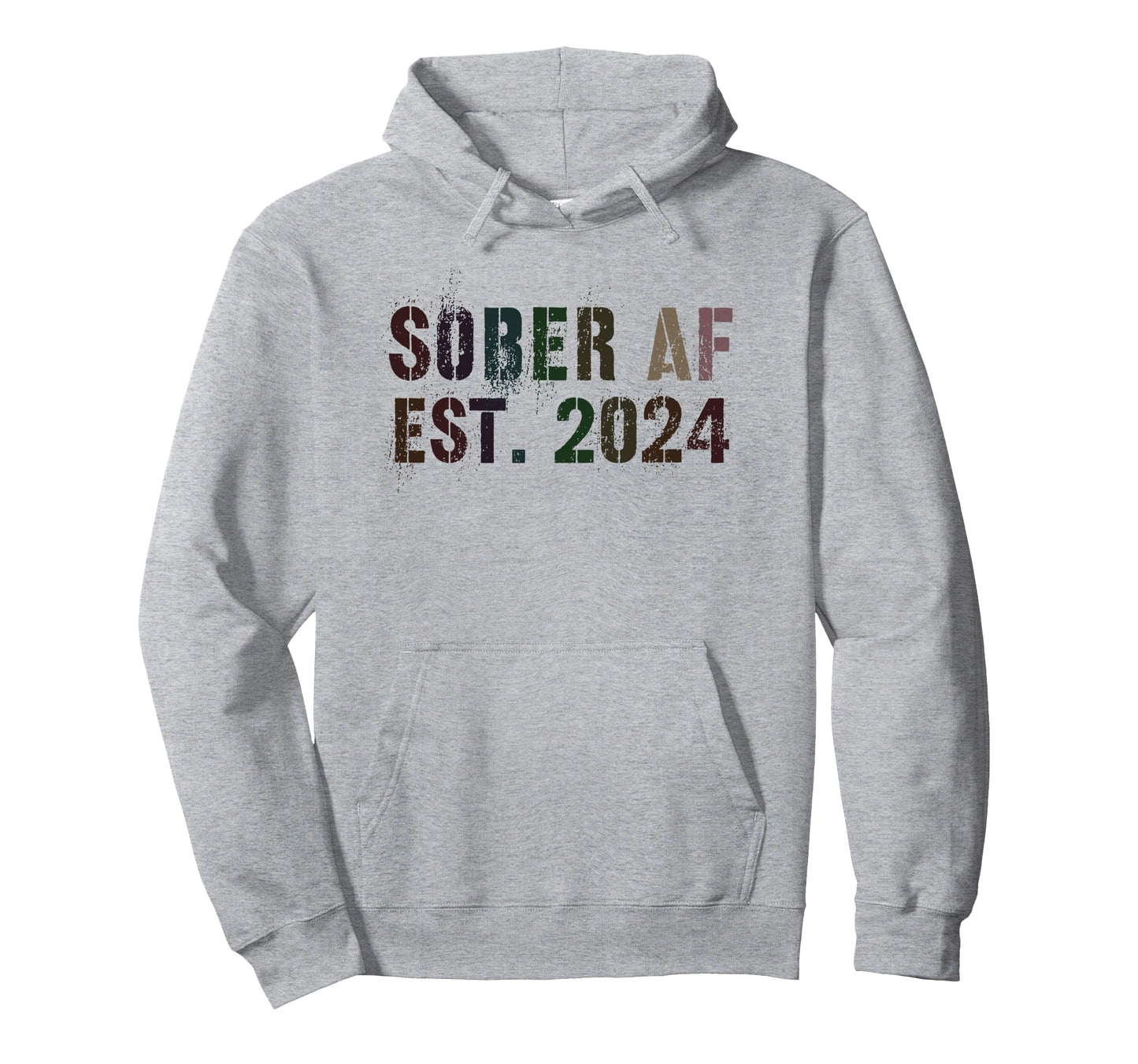 Sober Af Est 2024 Aa Recover Family Hoodie - Trendy Graphic Men Women - T-Shirt, Sweatshirt, Hoodie