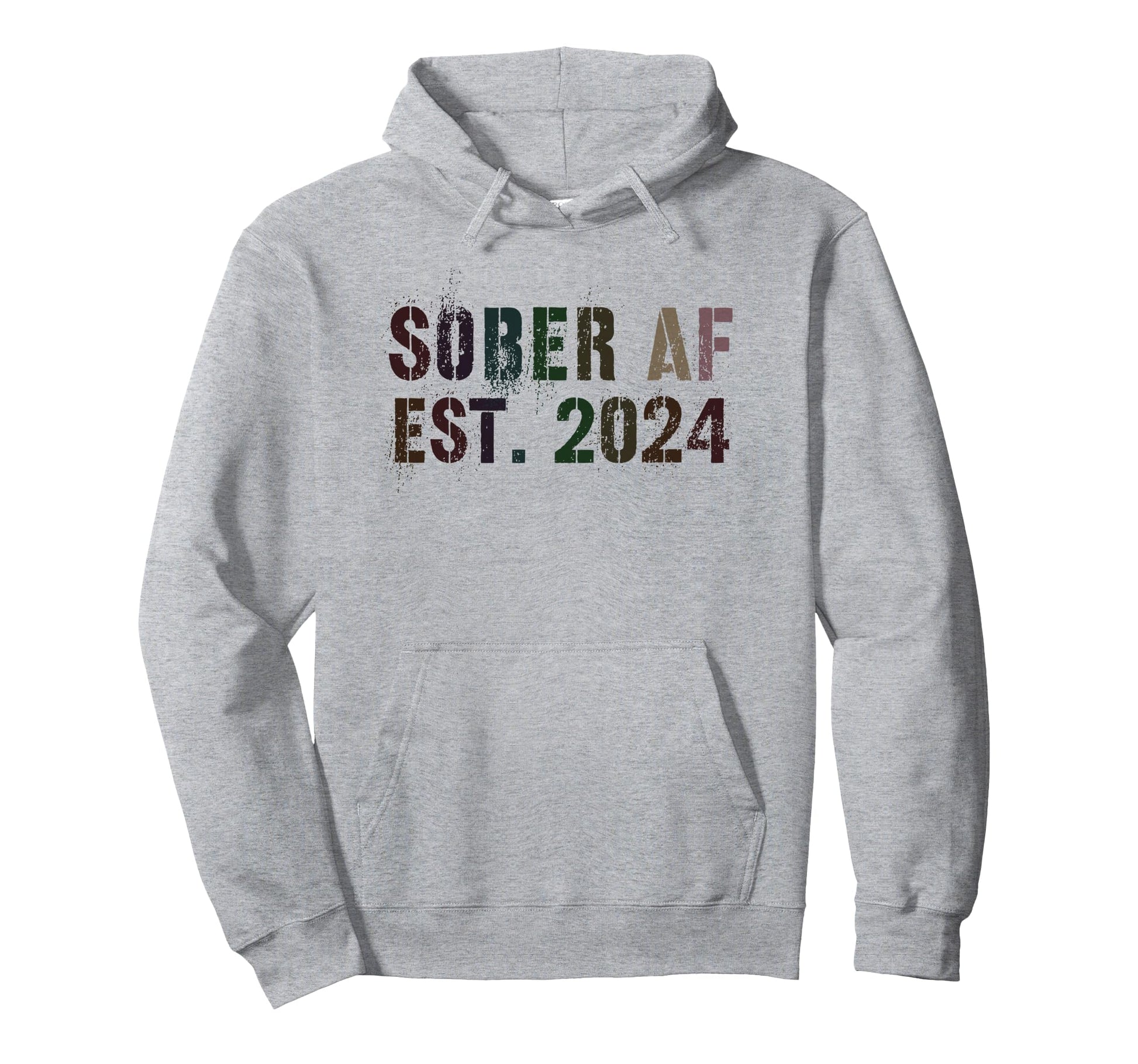 Sober Af Est 2024 Aa Recover Family Hoodie - Trendy Graphic Men Women - T-Shirt, Sweatshirt, Hoodie