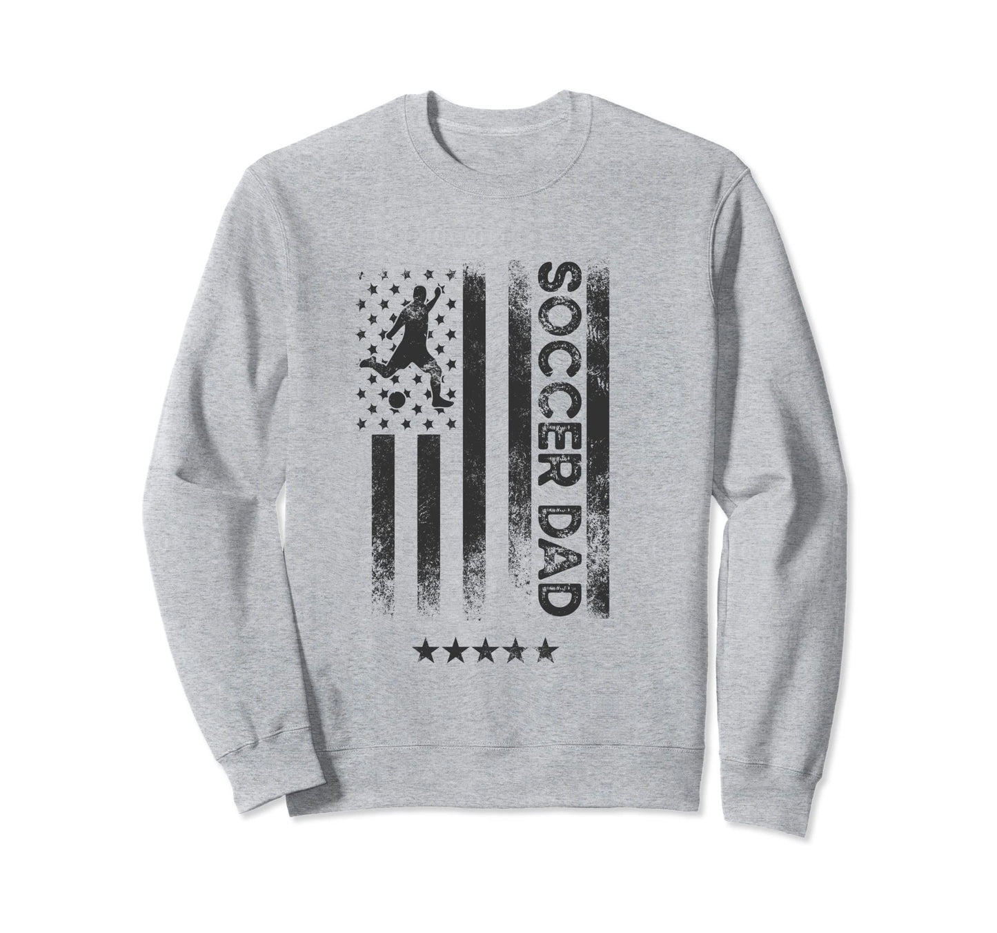 Usa American Flag Soccer Dad Sweatshirt - Minimalist Print for Adults - T-Shirt, Sweatshirt, Hoodie