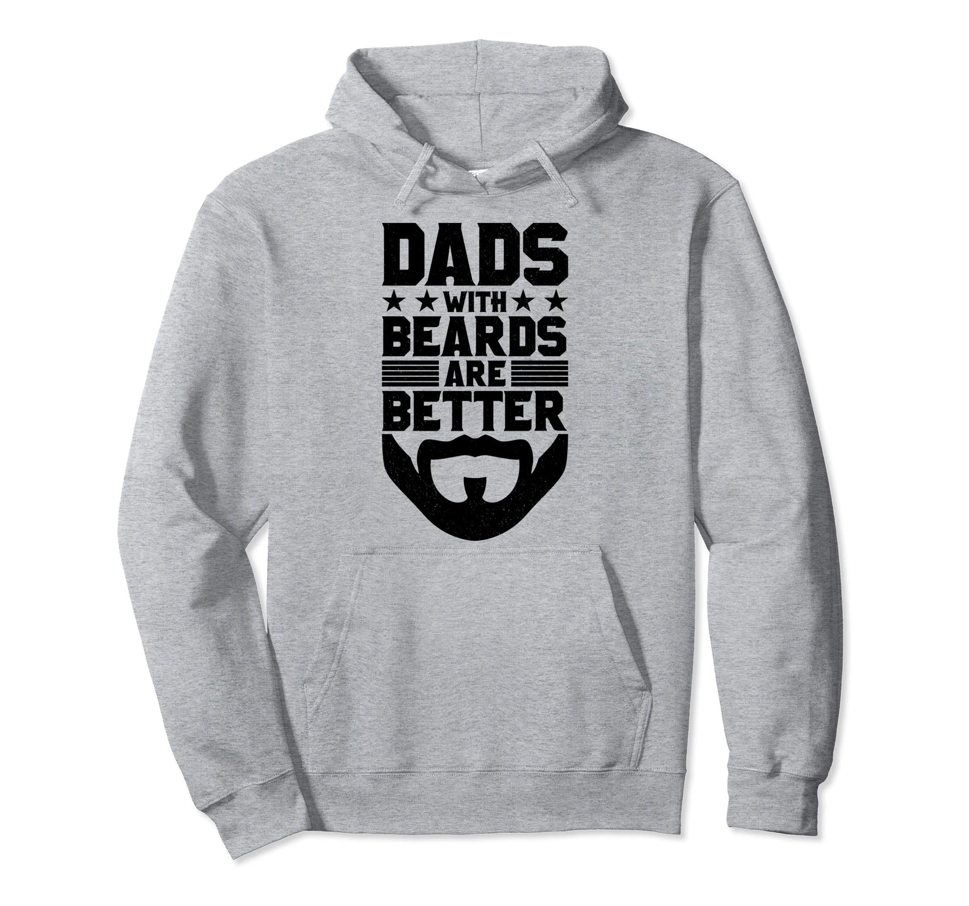 Dads Beards Are Better Bearded Hipster Hoodie - Graphic Print Men Women - T-Shirt, Sweatshirt, Hoodie