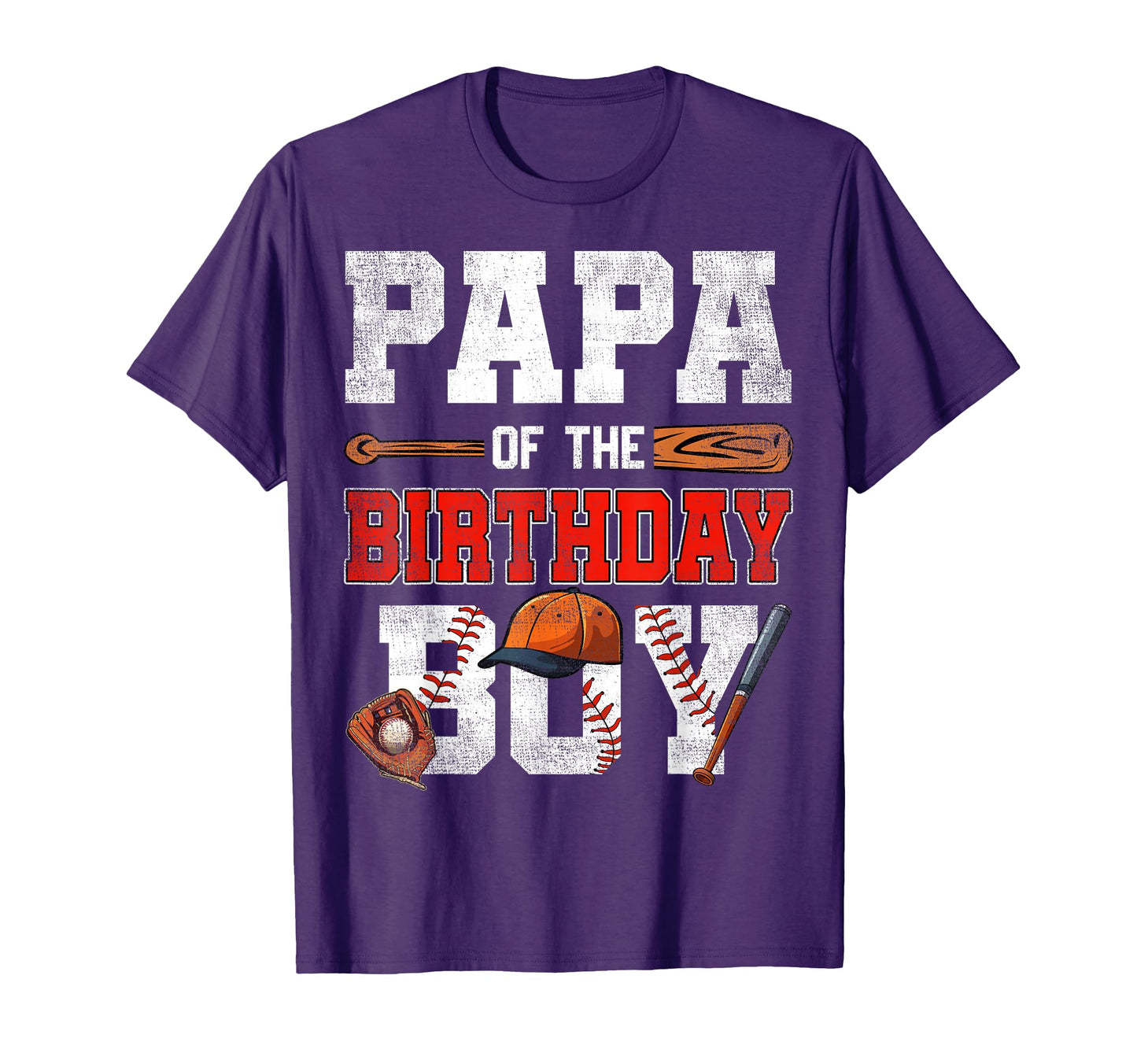 Papa Birthday Baseball Bday Family T-Shirt - Graphic Print for Adults - T-Shirt, Sweatshirt, Hoodie
