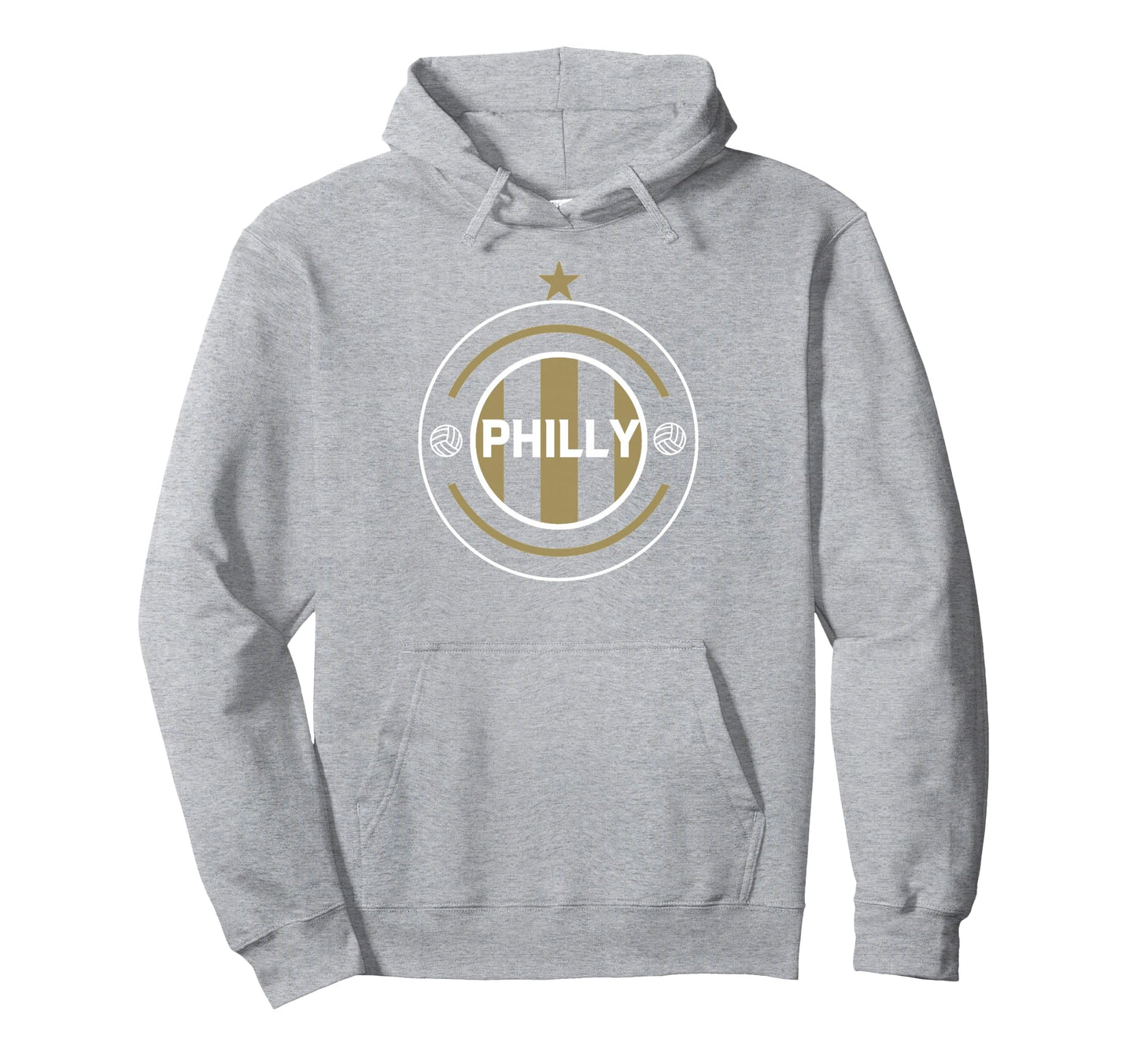 Philadelphia Soccer Jersey Crest Hoodie - Graphic Print for Adults - T-Shirt, Sweatshirt, Hoodie
