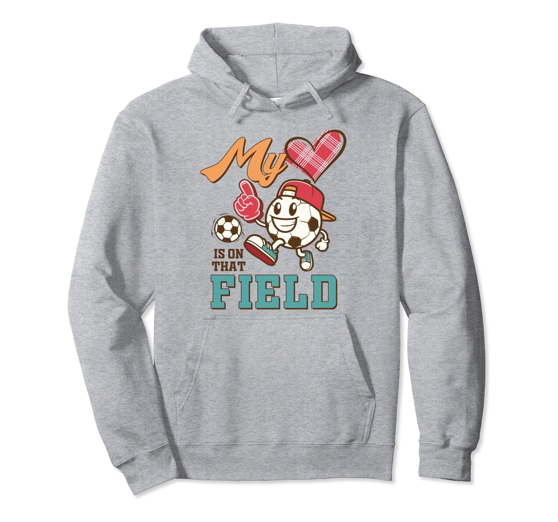 Soccer Mama Game Day Soccer Mom My Heart Hoodie - Custom Art Print Unisex - T-Shirt, Sweatshirt, Hoodie