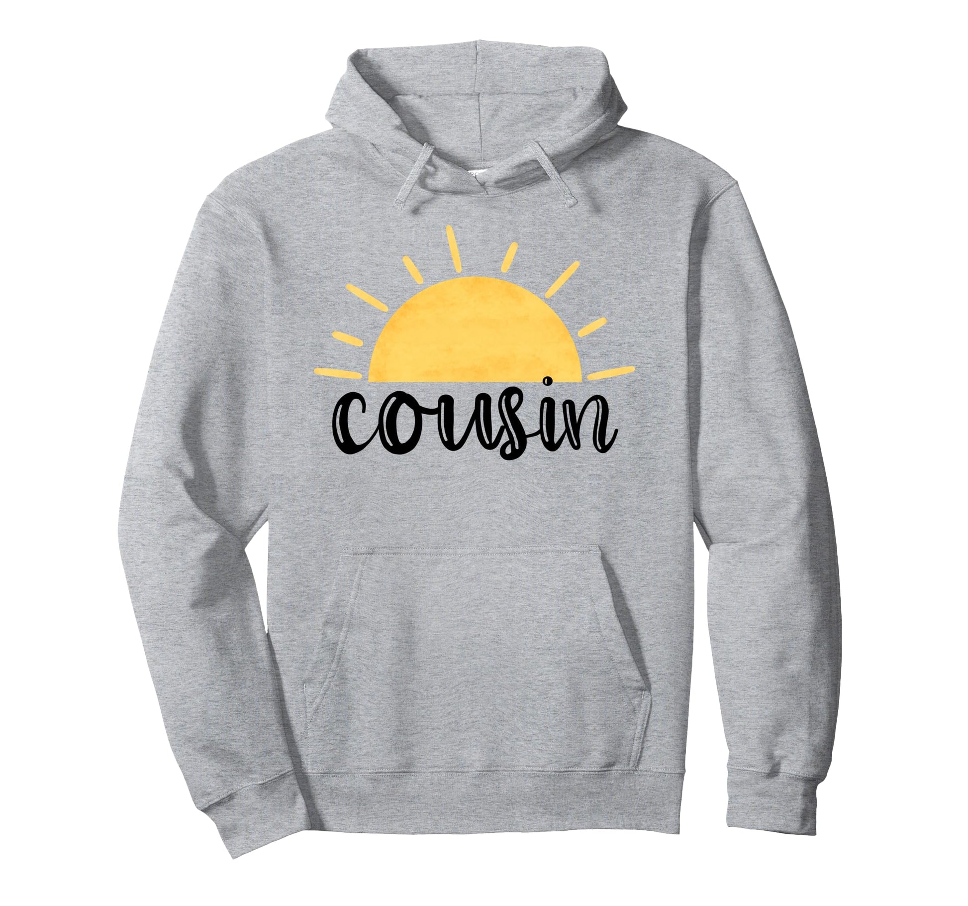 Cousin Birthday First Trip Around Sun Hoodie - Novelty Apparel for Adults - T-Shirt, Sweatshirt, Hoodie