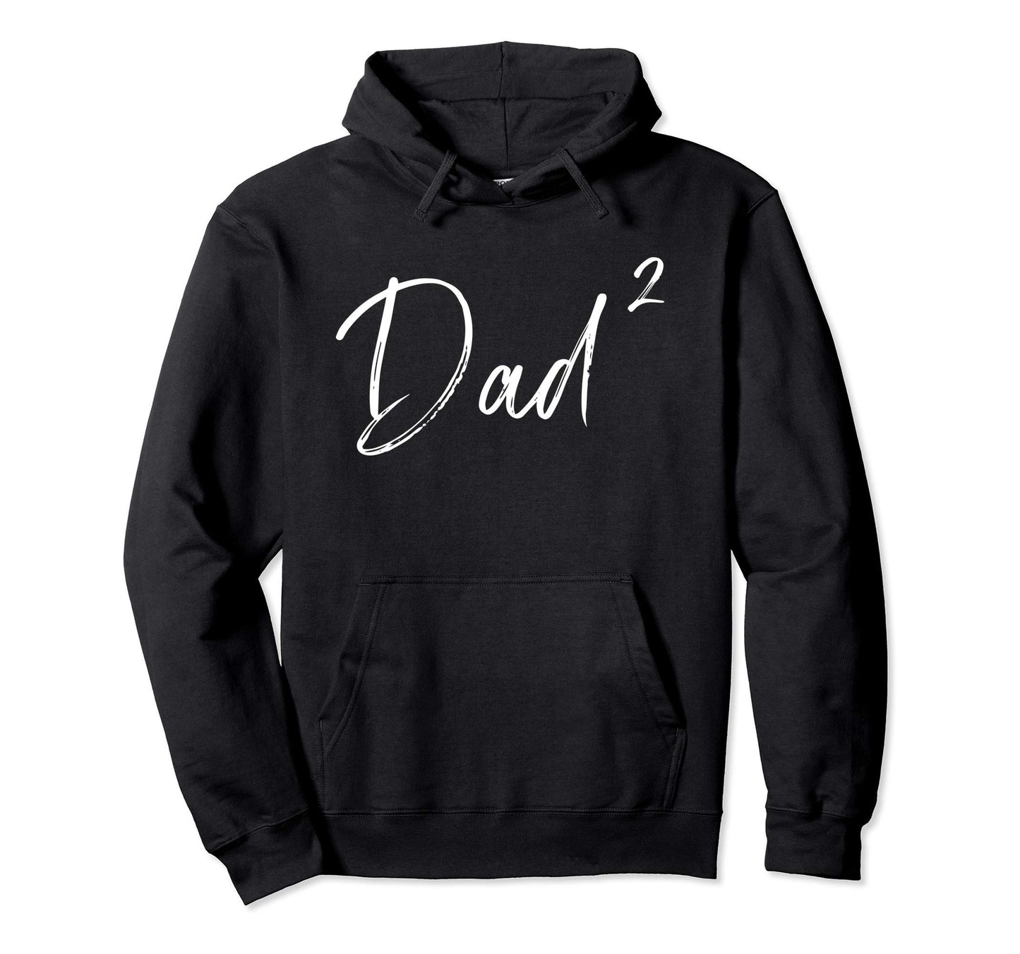 Twin Dad Squared Hoodie - Minimalist Print Men Women - T-Shirt, Sweatshirt, Hoodie