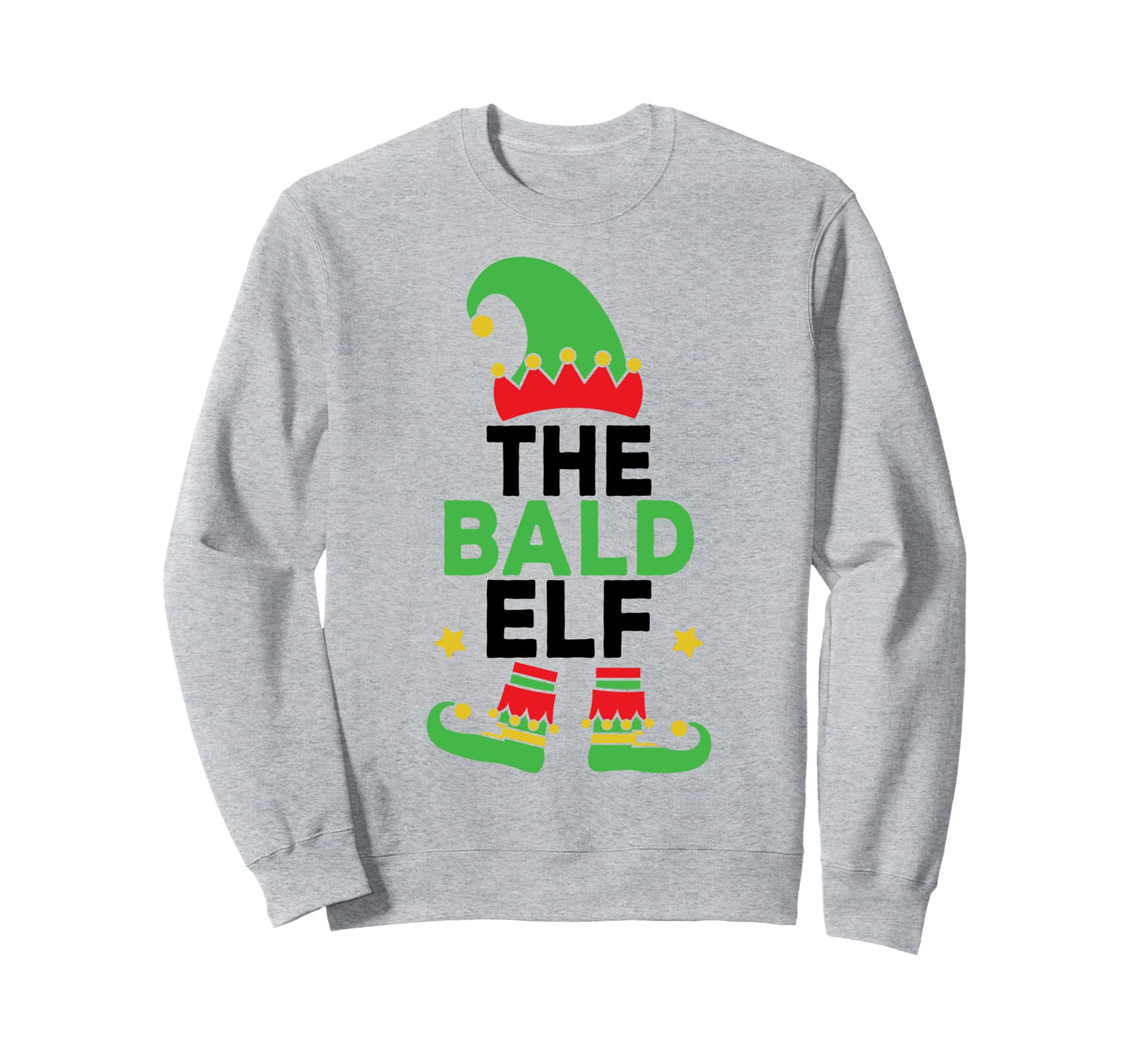 Im Bald Elf Funny Family Holiday Sweatshirt - Minimalist Print Unisex - T-Shirt, Sweatshirt, Hoodie