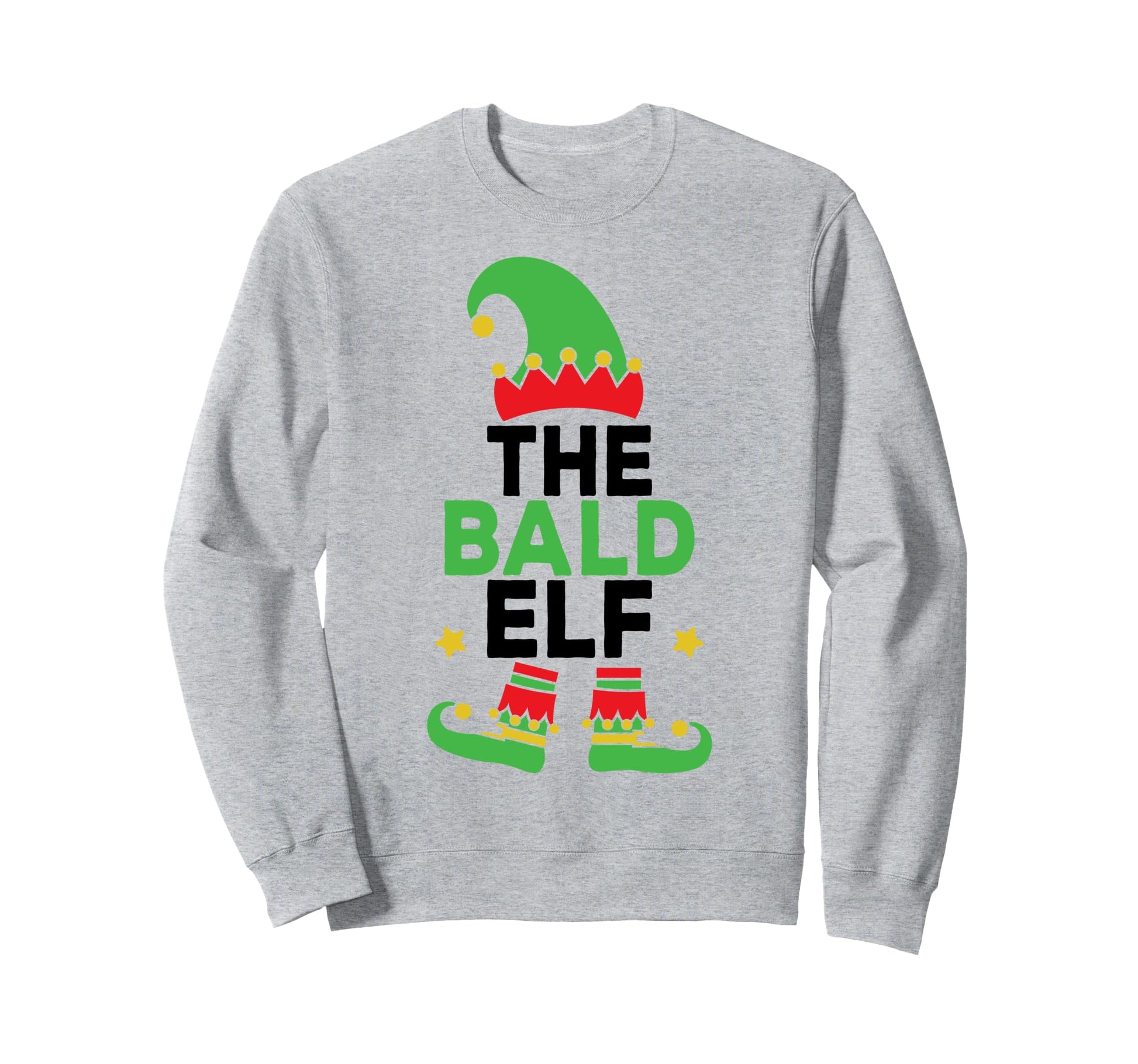 Im Bald Elf Funny Family Holiday Sweatshirt - Minimalist Print Unisex - T-Shirt, Sweatshirt, Hoodie