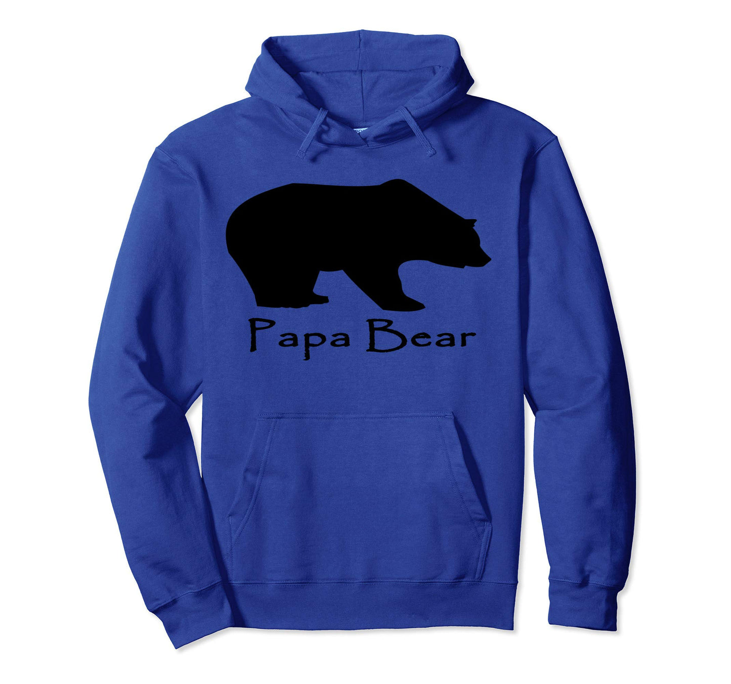 Papa Bear Black Bear Hoodie - Trendy Graphic Men Women - T-Shirt, Sweatshirt, Hoodie