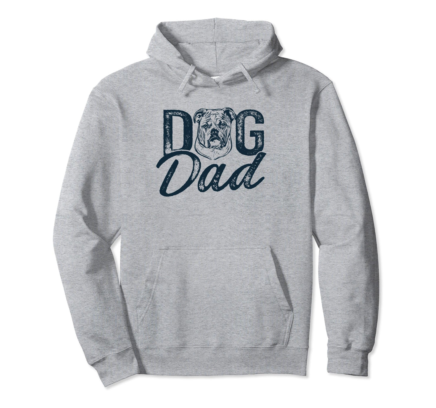 English Bulldog Dad Dog Fathers Day Gifts Sweatshirt - Graphic Print Unisex - T-Shirt, Sweatshirt, Hoodie