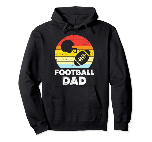 American Football Dad Sunset Sports Hoodie - Aesthetic Graphic for Adults - T-Shirt, Sweatshirt, Hoodie