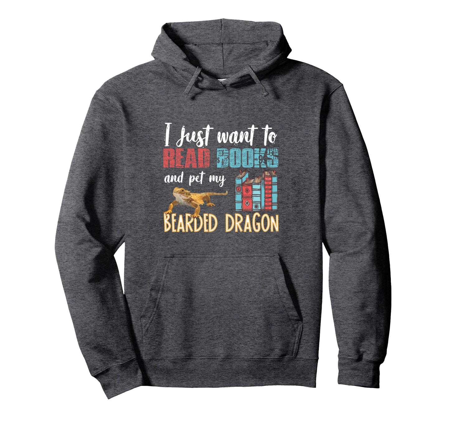 I Just Want To Read Books Pet My Hoodie - Trendy Graphic for Adults - T-Shirt, Sweatshirt, Hoodie