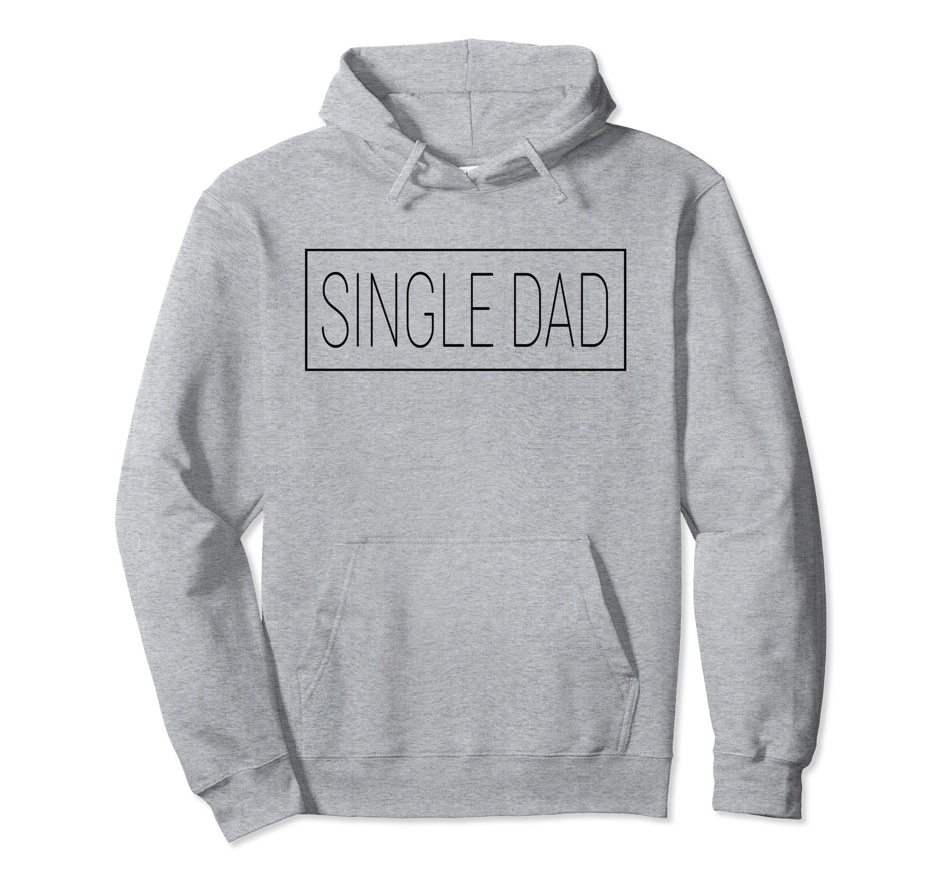 Personalized Name Single Dad Distressed Hoodie - Novelty Apparel for Adults - T-Shirt, Sweatshirt, Hoodie