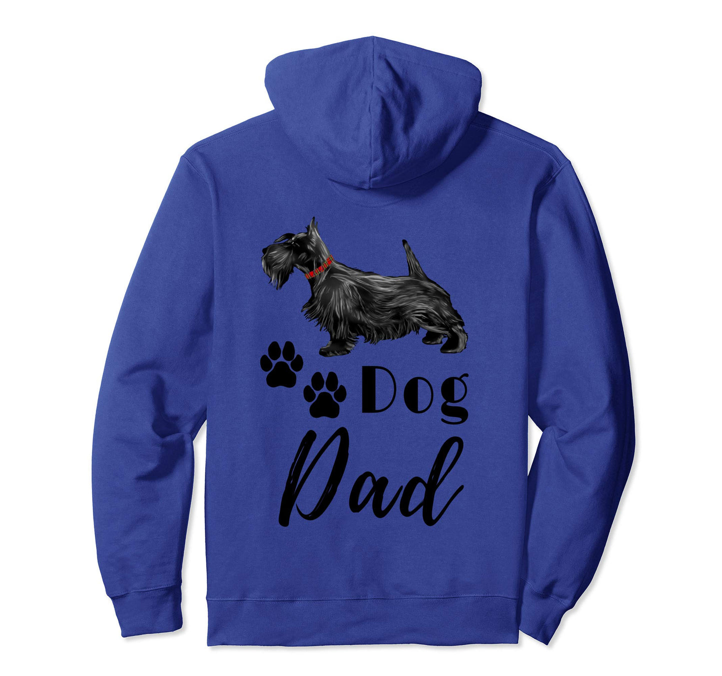 Scottish Terrier Scottie Dog Dad Hoodie - Aesthetic Graphic for Adults - T-Shirt, Sweatshirt, Hoodie