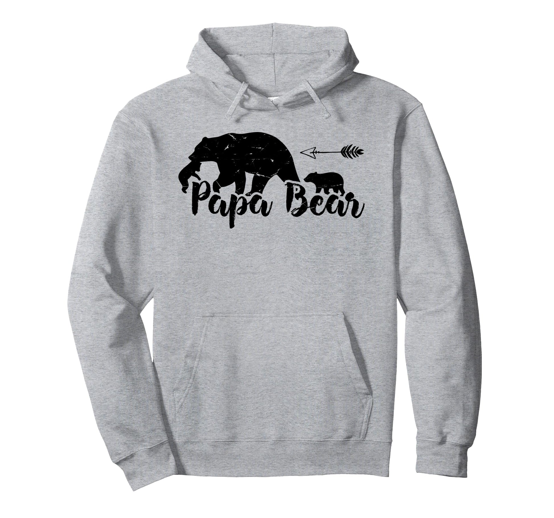 Papabear Papa Bear Daddy Dad Fathers Day Hoodie - Graphic Print Unisex - T-Shirt, Sweatshirt, Hoodie
