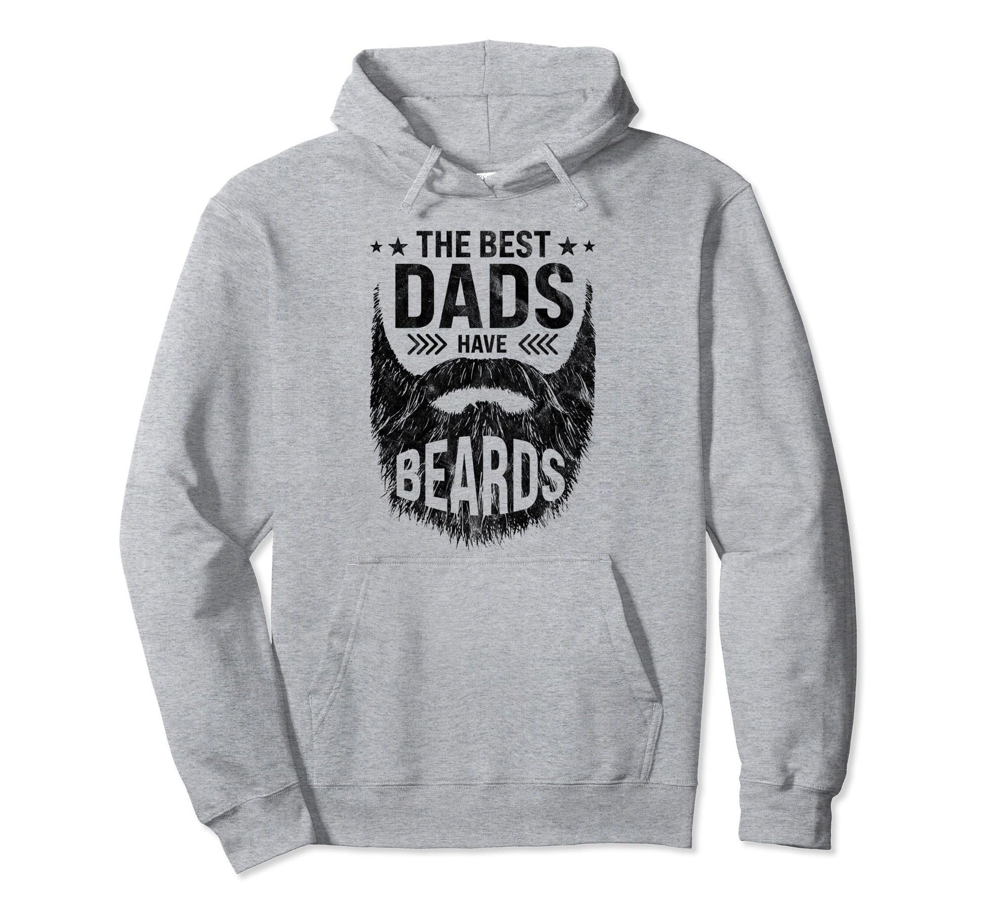 Best Dads Have Beards Bearded Dad Hoodie - Minimalist Print for Adults - T-Shirt, Sweatshirt, Hoodie